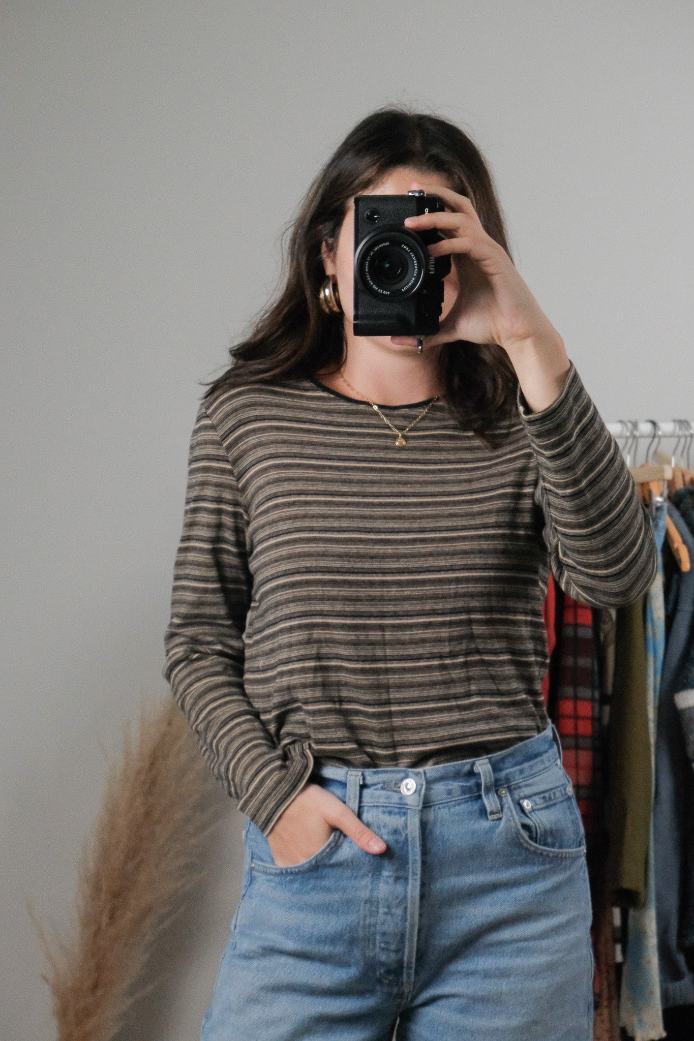 Vintage x Cotton Striped Top (M)