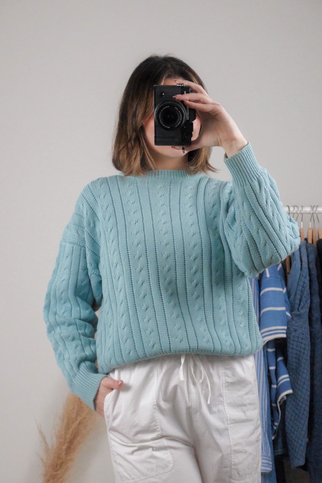 Vintage x Eddie Bauer x Chunky Cotton Knit (S/M)