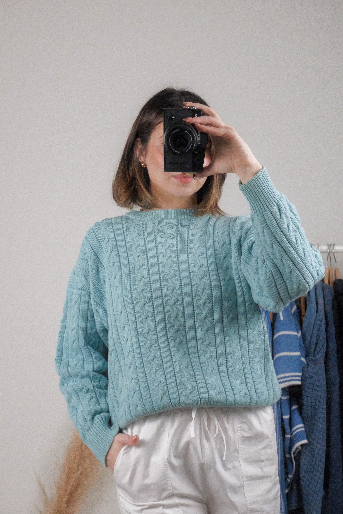 Vintage x Eddie Bauer x Chunky Cotton Knit (S/M)
