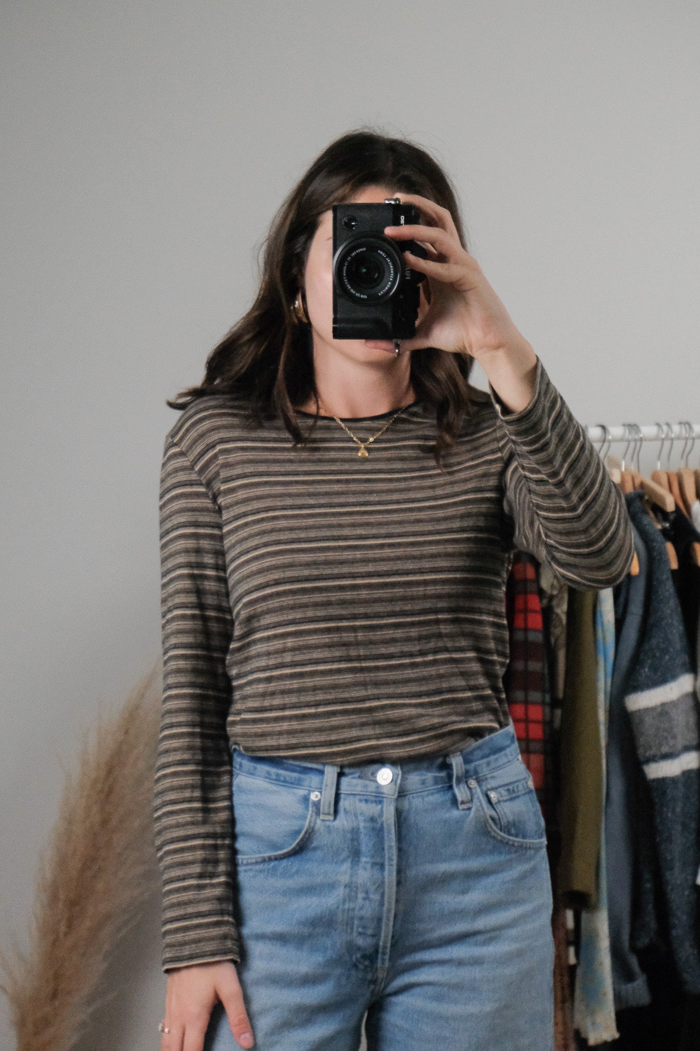 Vintage x Cotton Striped Top (M)