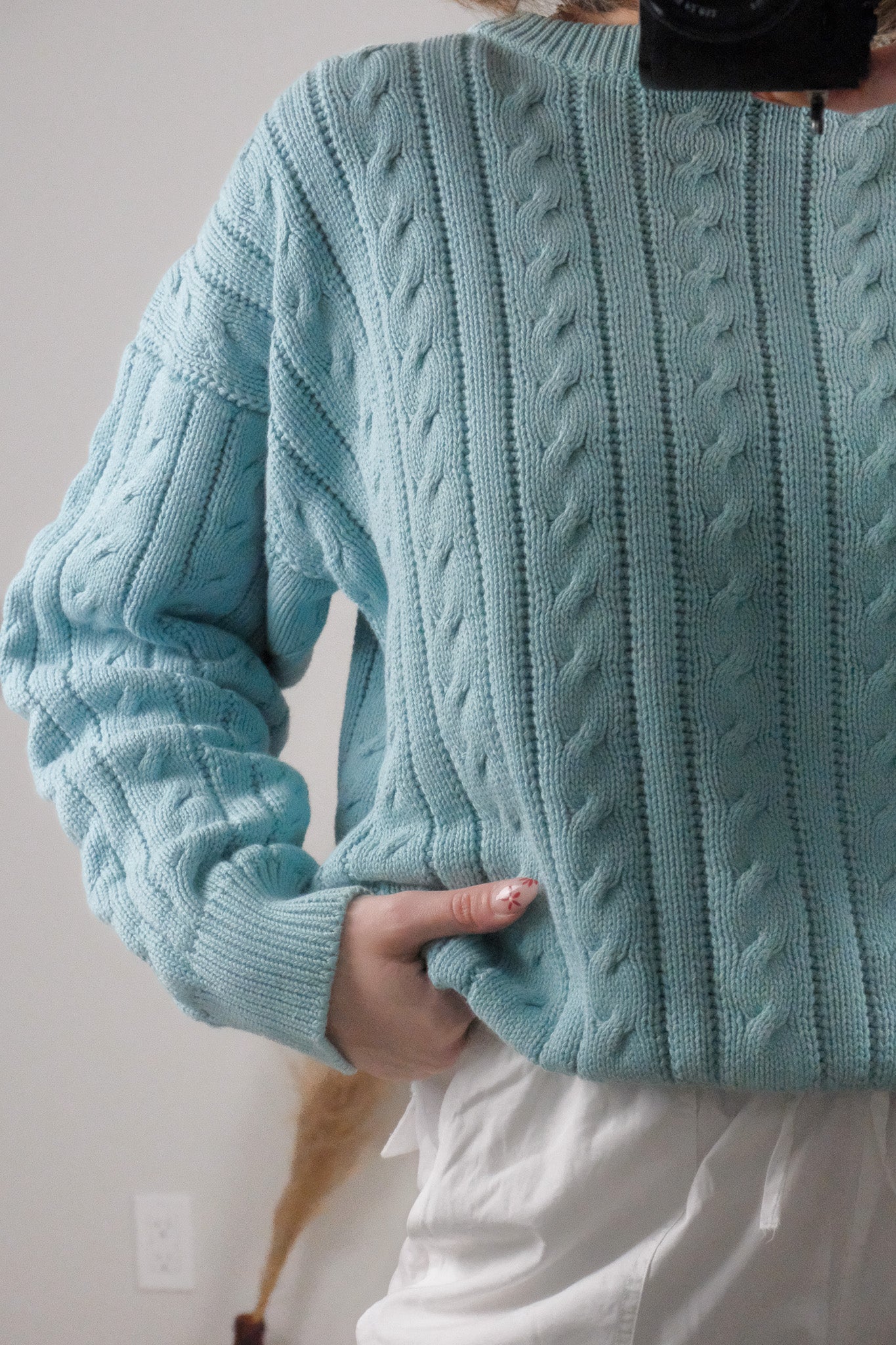 Vintage x Eddie Bauer x Chunky Cotton Knit (S/M)