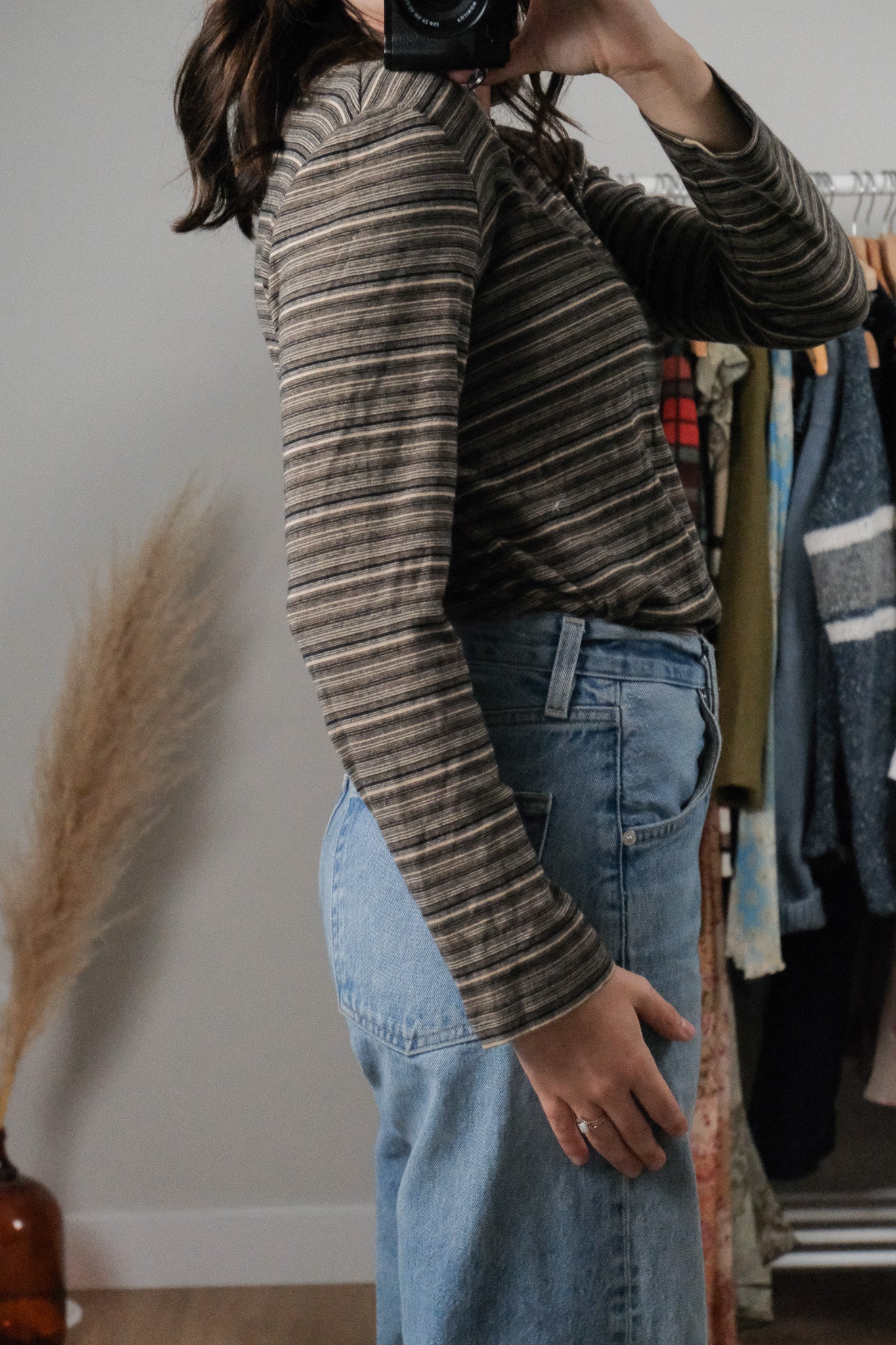 Vintage x Cotton Striped Top (M)