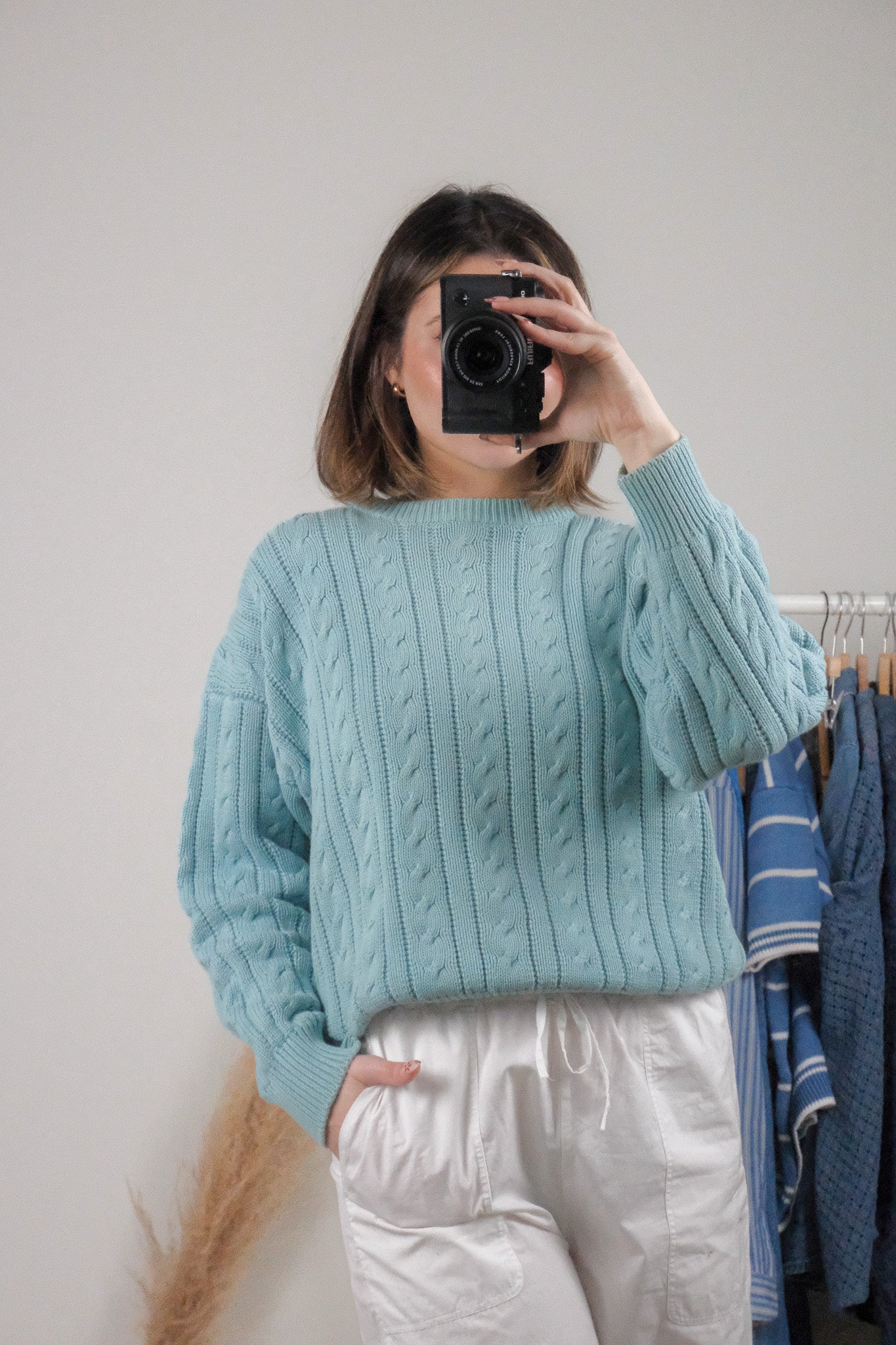 Vintage x Eddie Bauer x Chunky Cotton Knit (S/M)