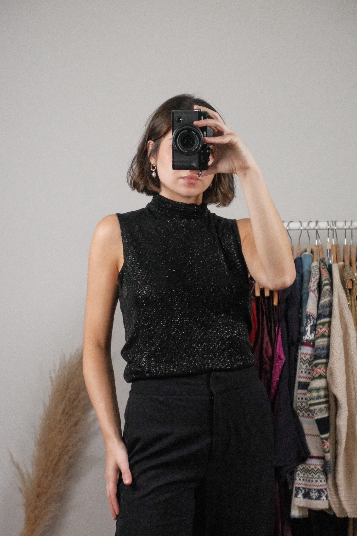 Vintage x Shimmer Mockneck Tank (M)