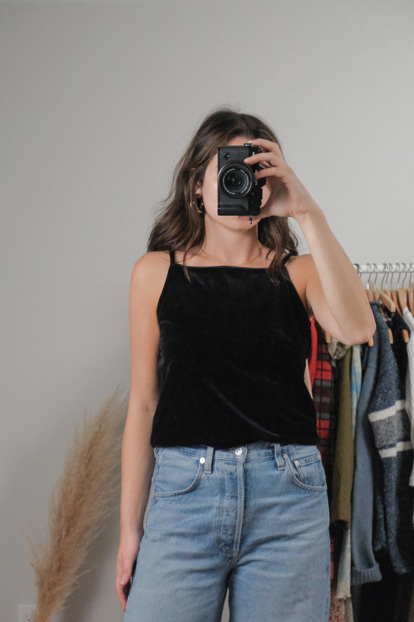 Made in Canada x Vintage x Velvet High Neck Tank (M/L)