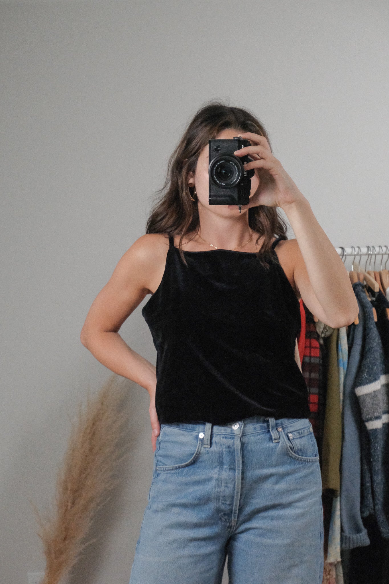 Made in Canada x Vintage x Velvet High Neck Tank (M/L)