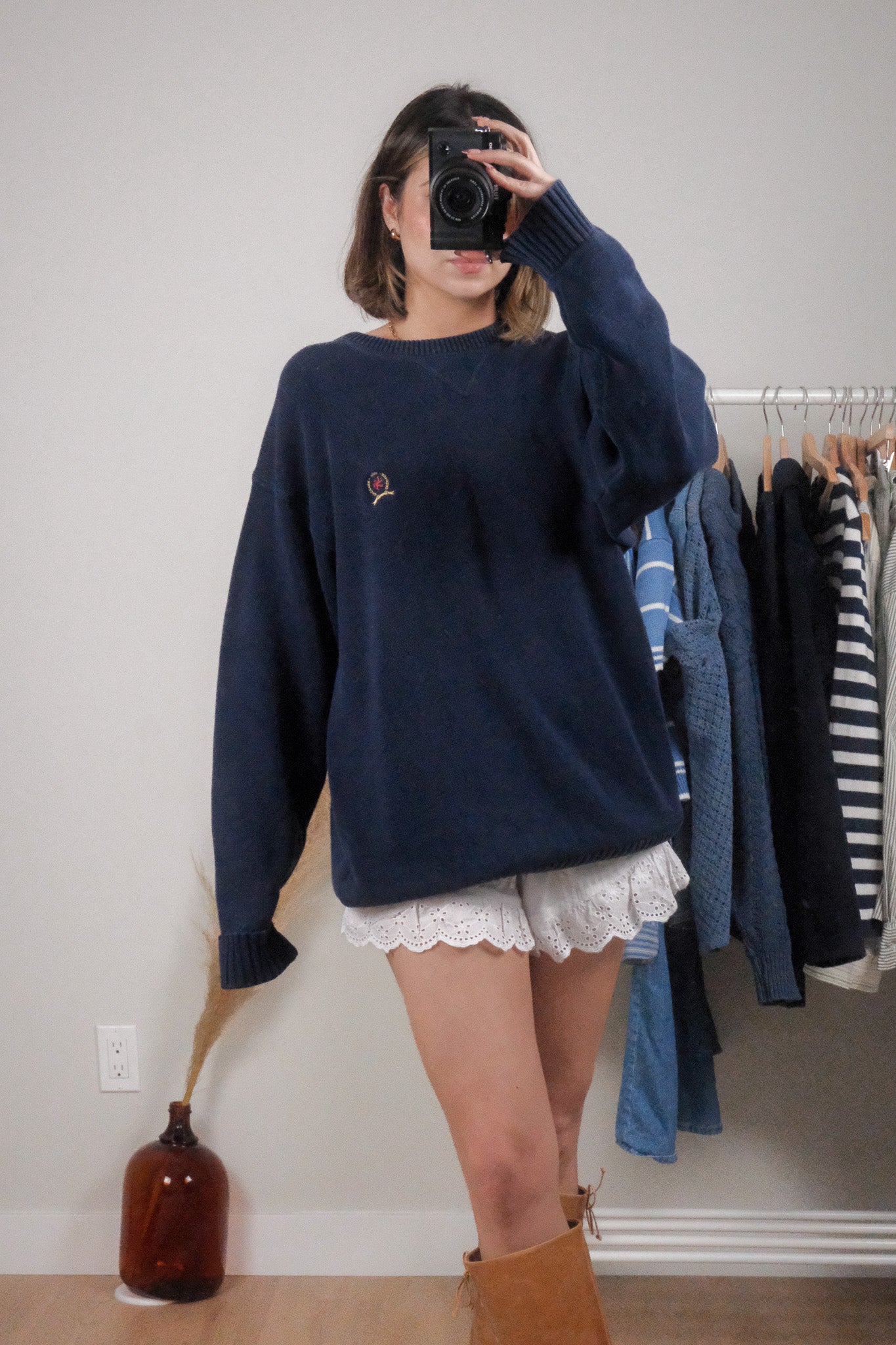 Vintage x Tommy Hilfiger x Cotton Sweater (XL-XXL)
