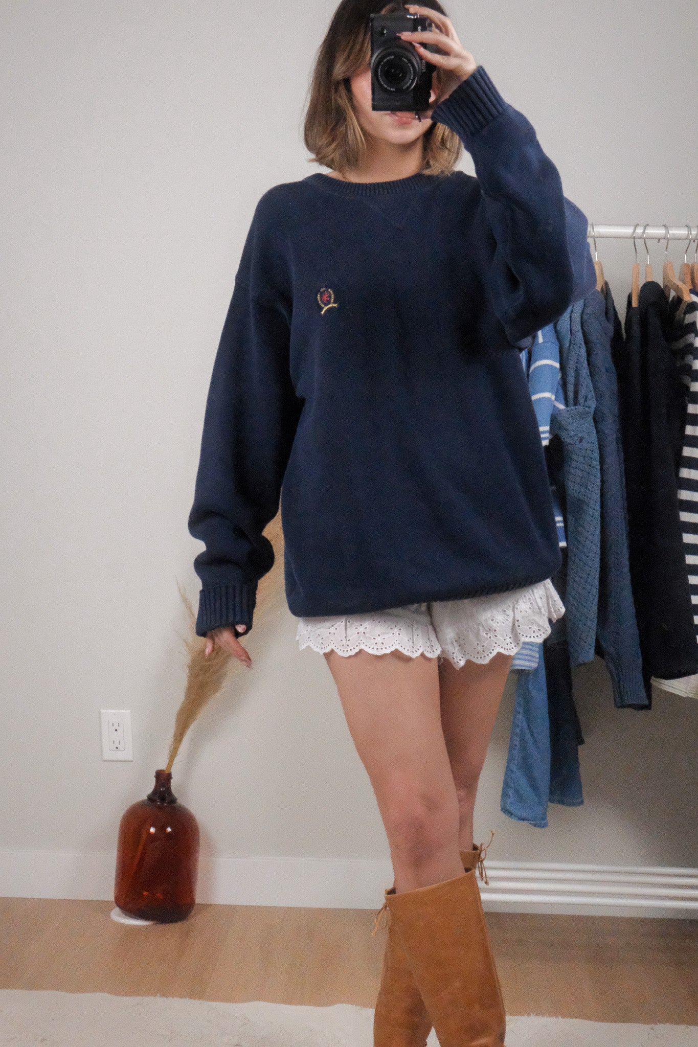 Vintage x Tommy Hilfiger x Cotton Sweater (XL-XXL)