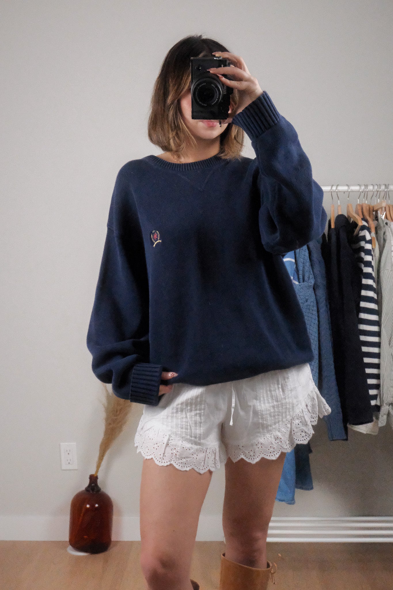 Vintage x Tommy Hilfiger x Cotton Sweater (XL-XXL)