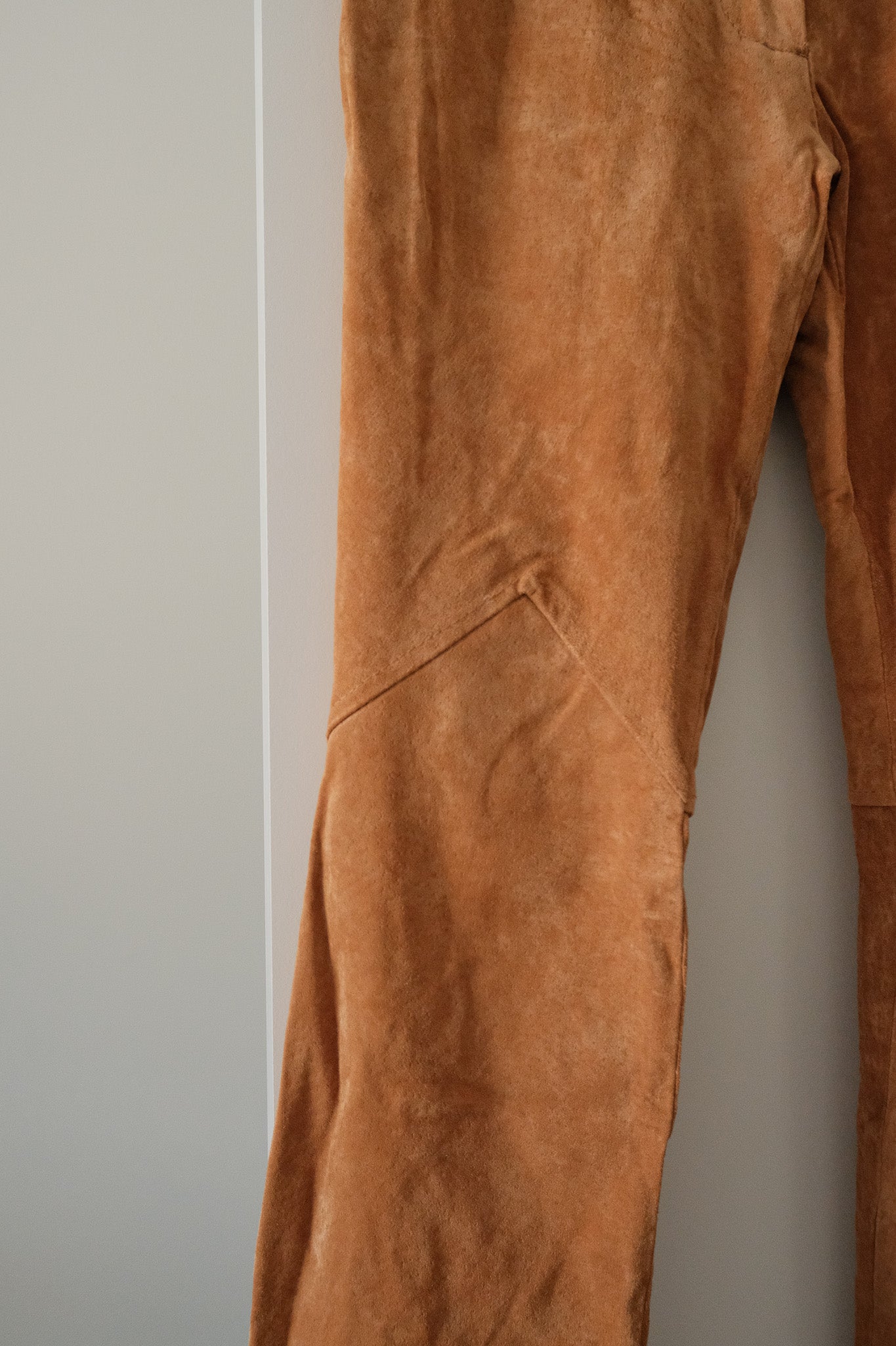 Vintage x Suede Low Rise Flare Pants (00/0)