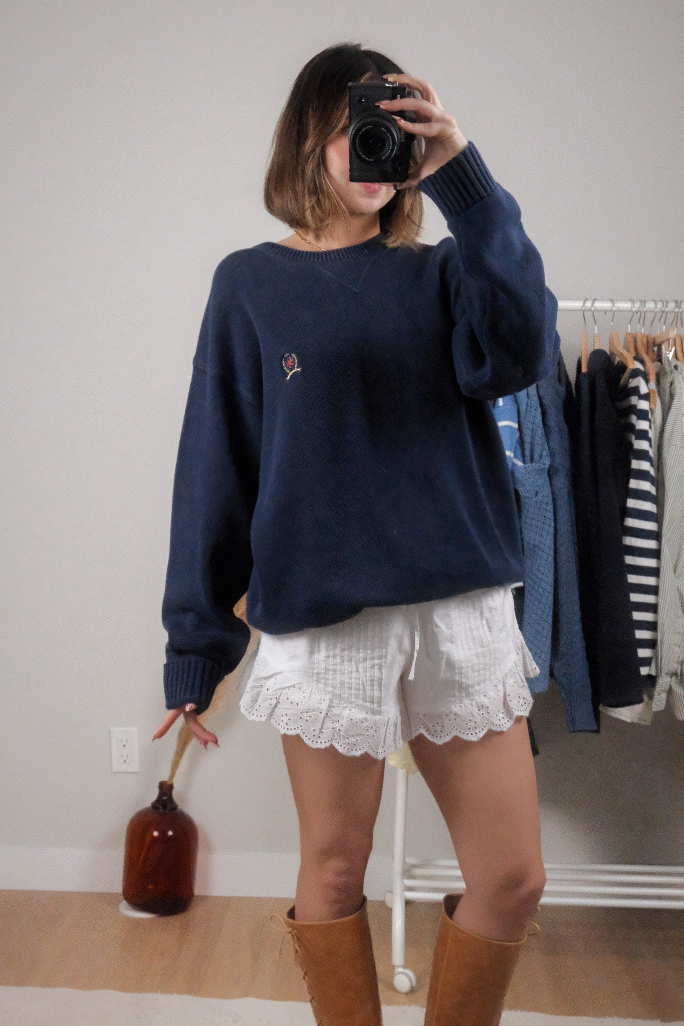 Vintage x Tommy Hilfiger x Cotton Sweater (XL-XXL)