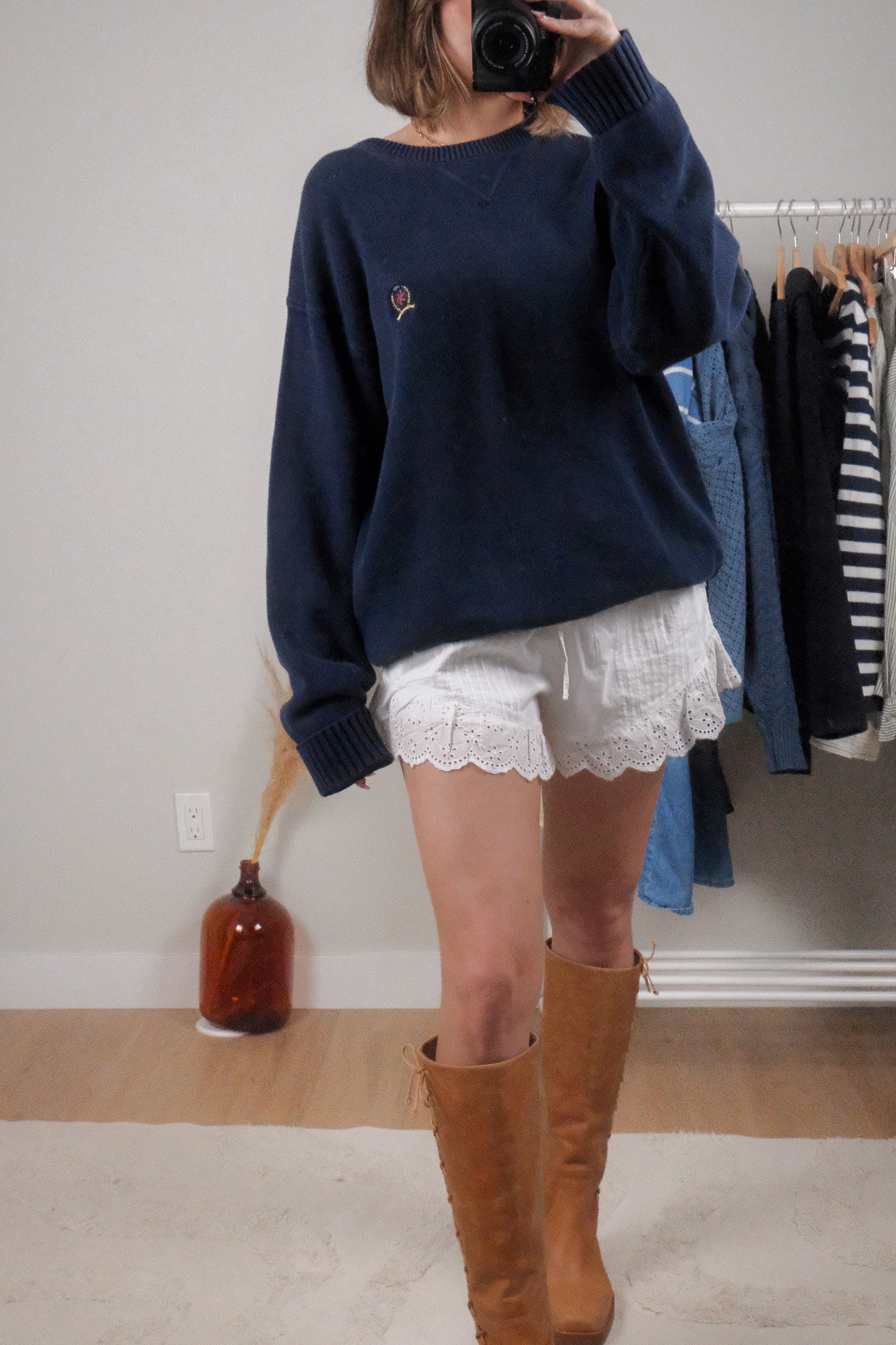 Vintage x Tommy Hilfiger x Cotton Sweater (XL-XXL)