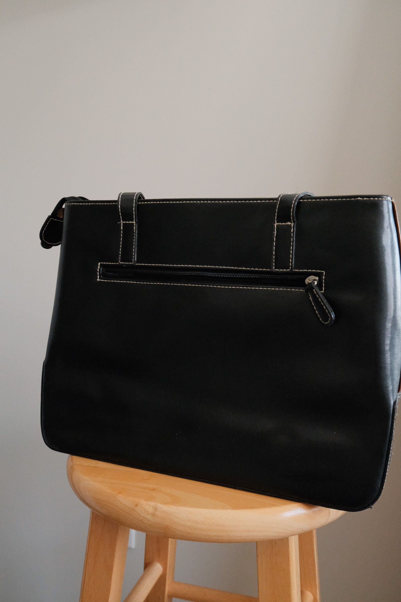 Vintage x Patchwork Faux Leather Purse