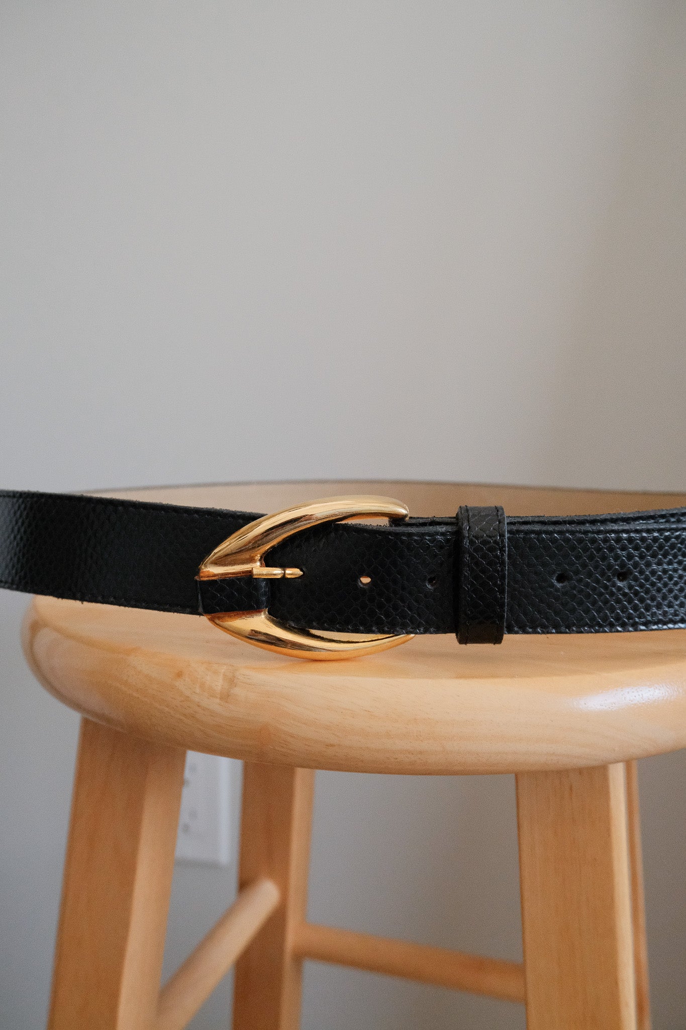 Made in Canada x Vintage x Faux Leather Belt (L/XL)