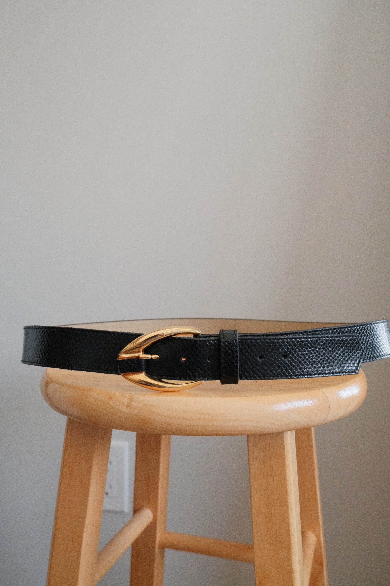 Made in Canada x Vintage x Faux Leather Belt (L/XL)