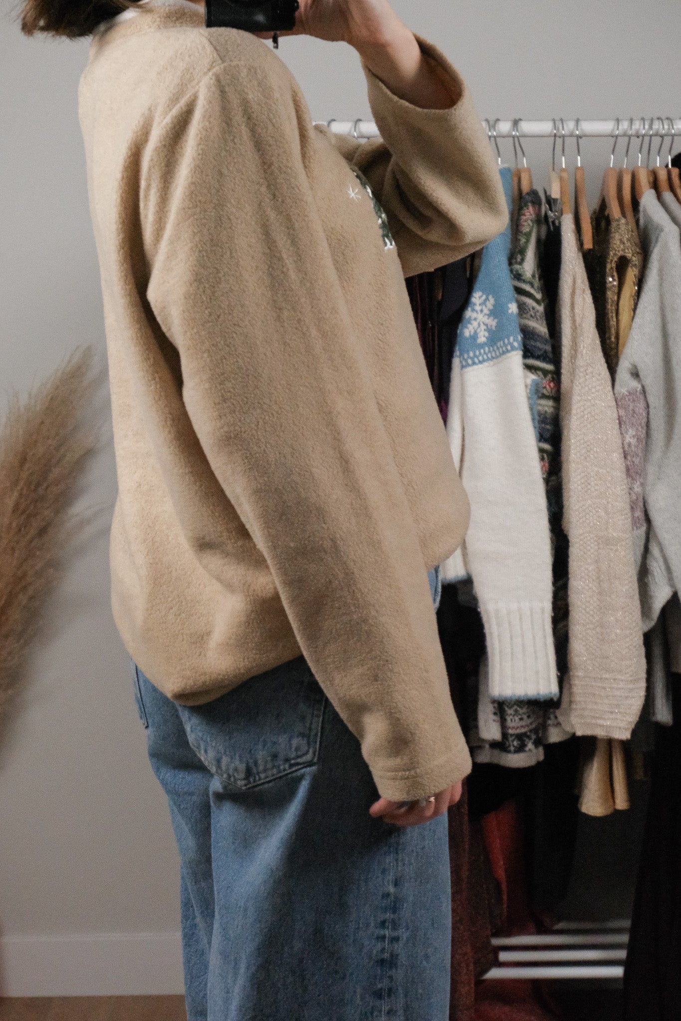 Vintage x Fleece Christmas Sweater (M)