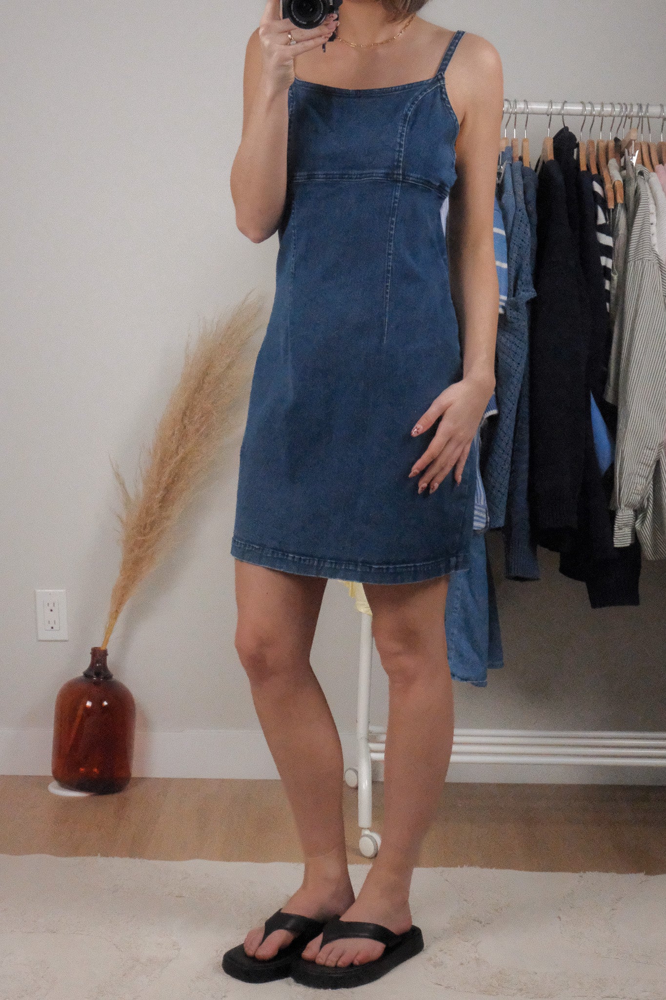 Vintage x Denim Dress (M)