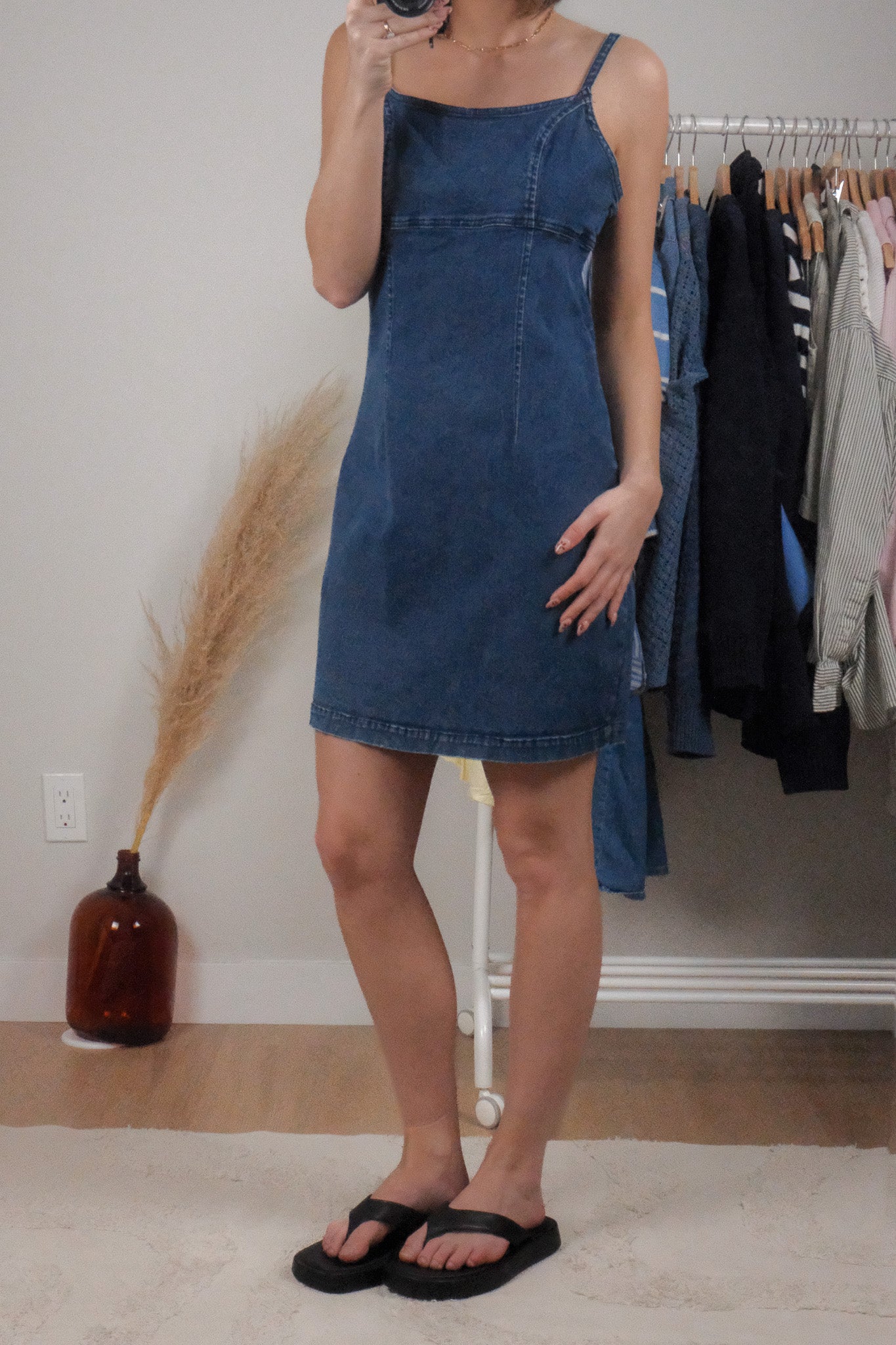 Vintage x Denim Dress (M)