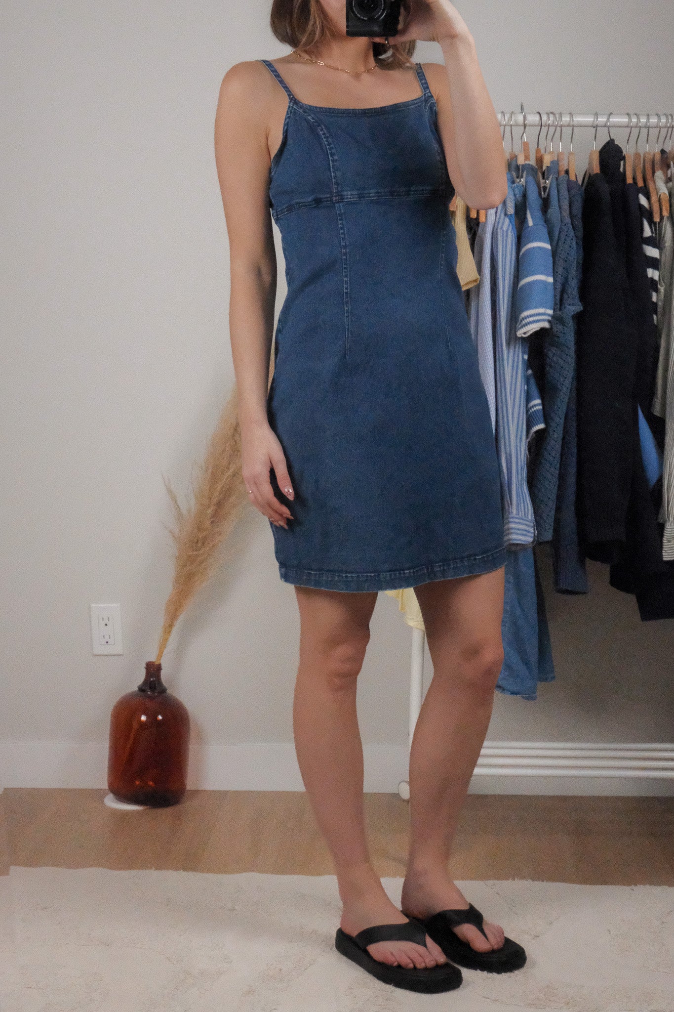 Vintage x Denim Dress (M)