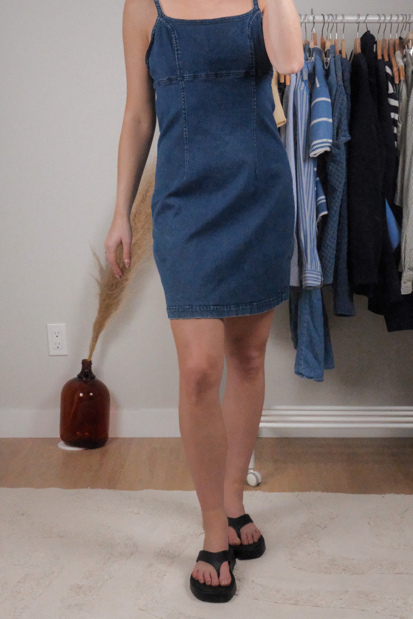 Vintage x Denim Dress (M)