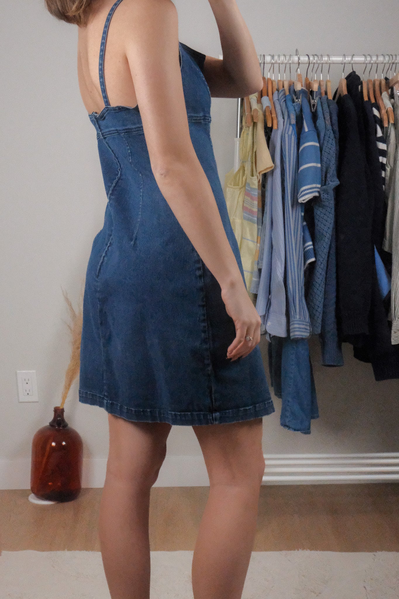 Vintage x Denim Dress (M)