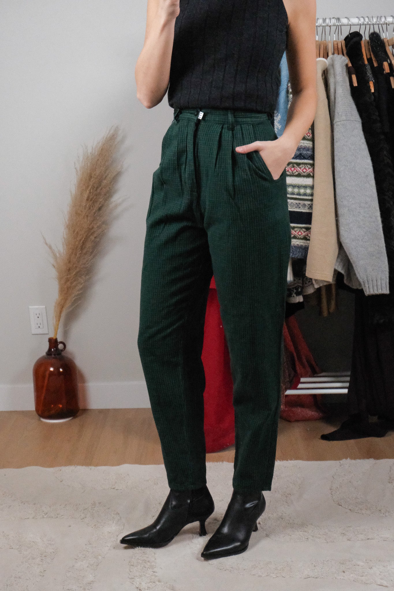 Vintage x Deadstock Cotton Plaid Pants (2)