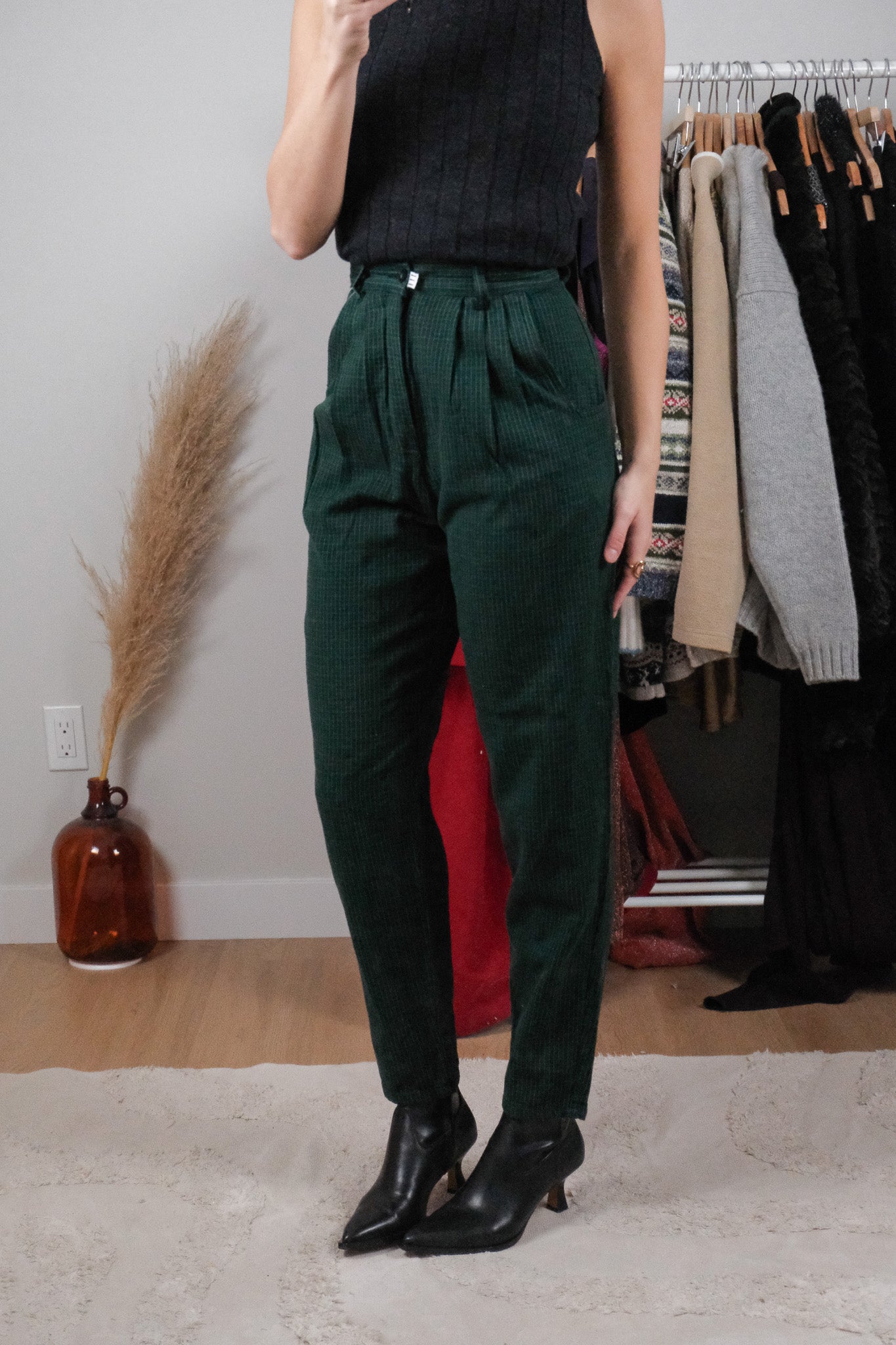 Vintage x Deadstock Cotton Plaid Pants (2)
