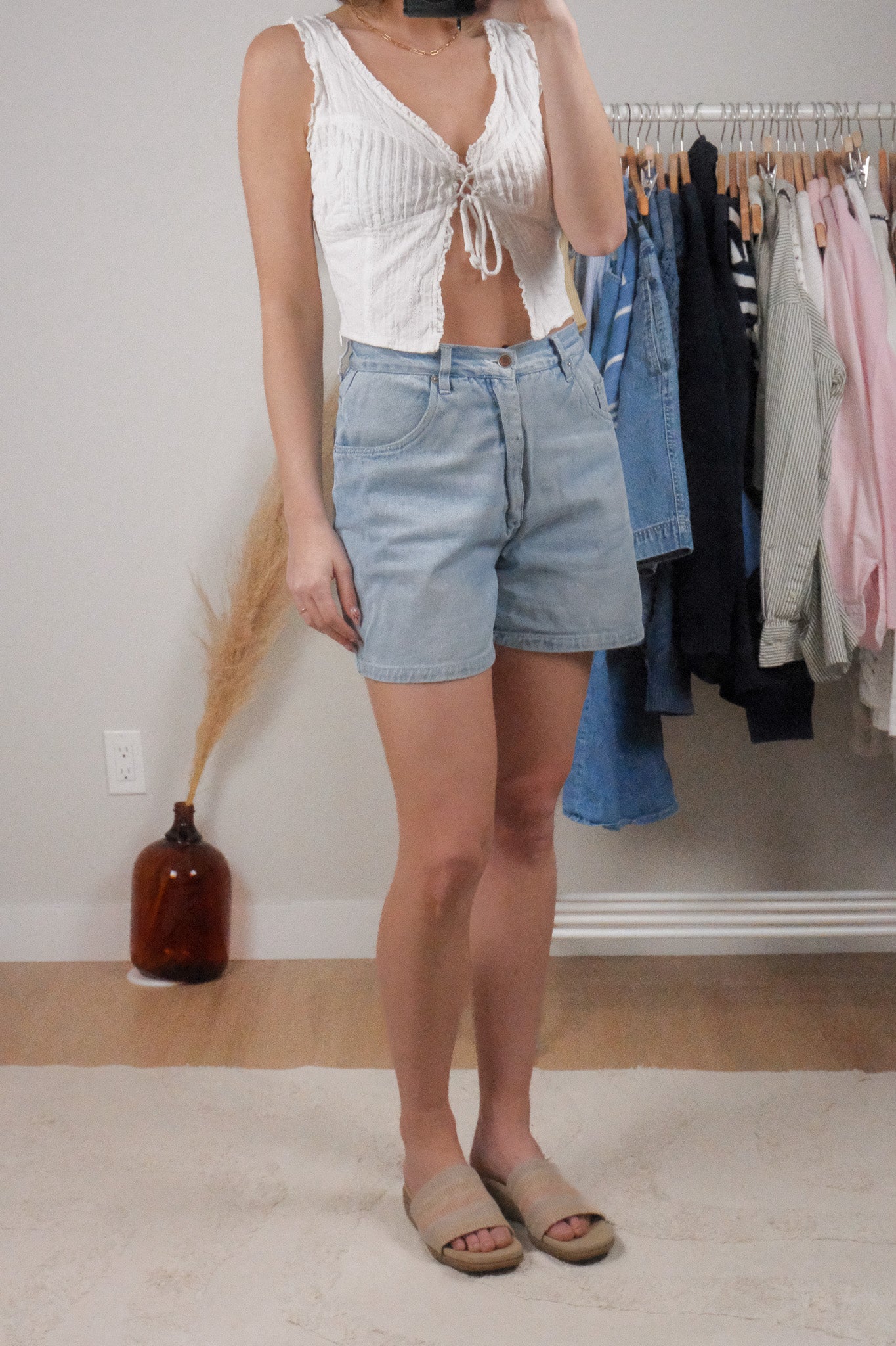 Vintage x Denim Shorts (4/6)