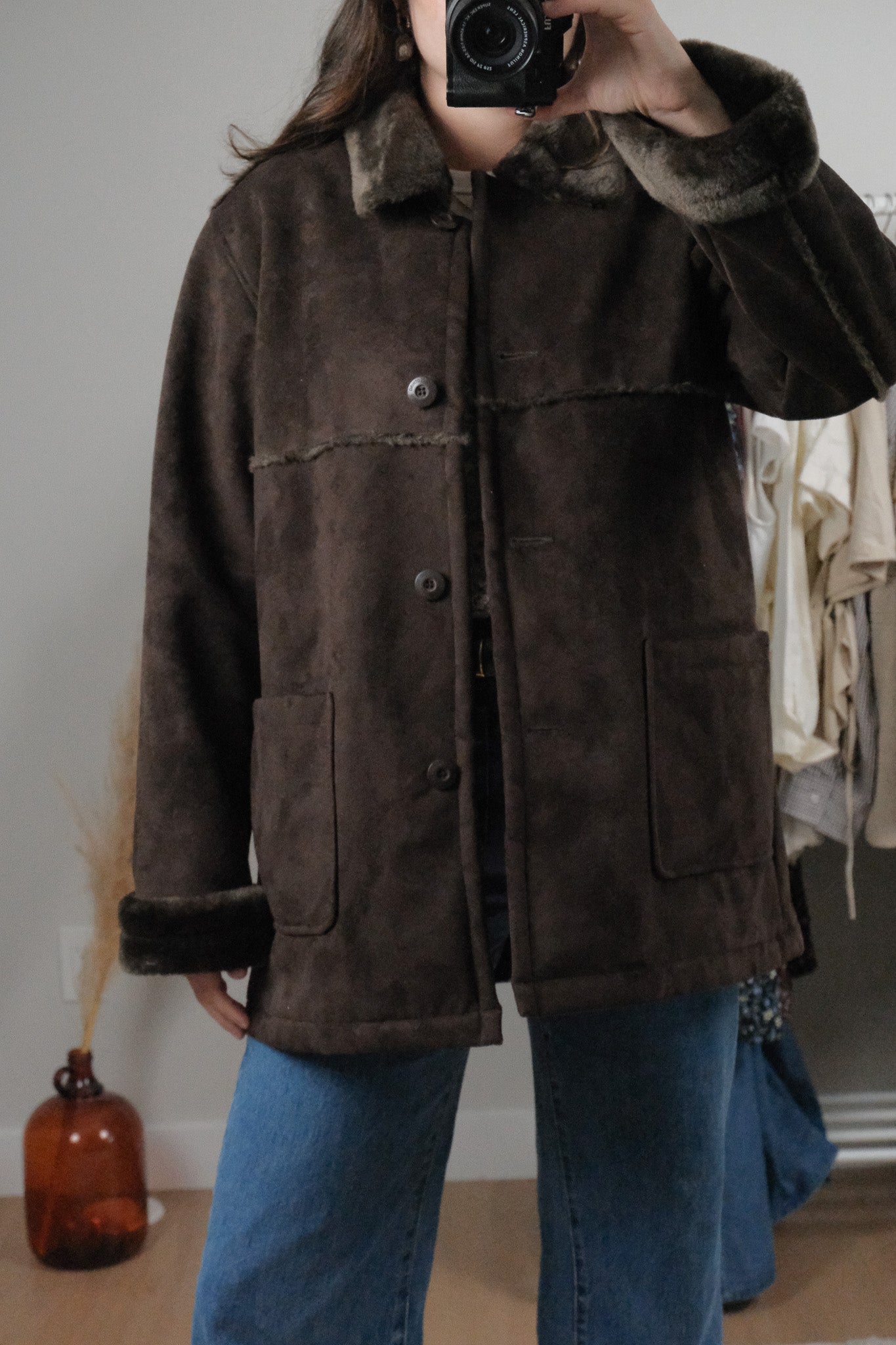 Vintage x Faux Fur Jacket (L)