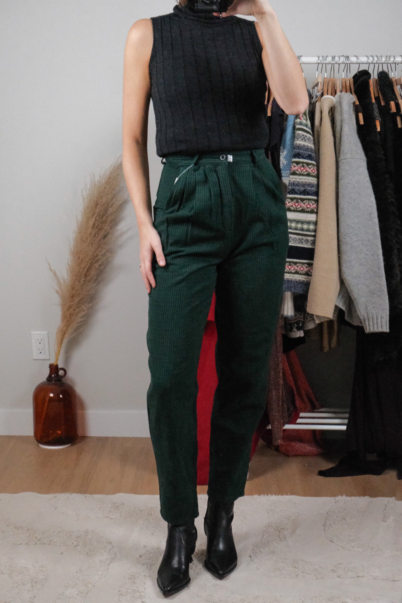 Vintage x Deadstock Cotton Plaid Pants (2)