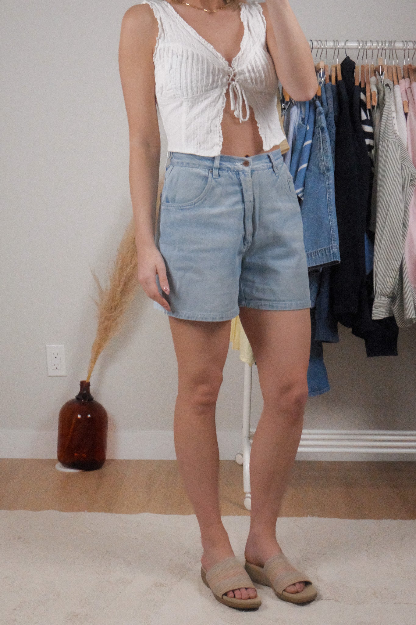 Vintage x Denim Shorts (4/6)