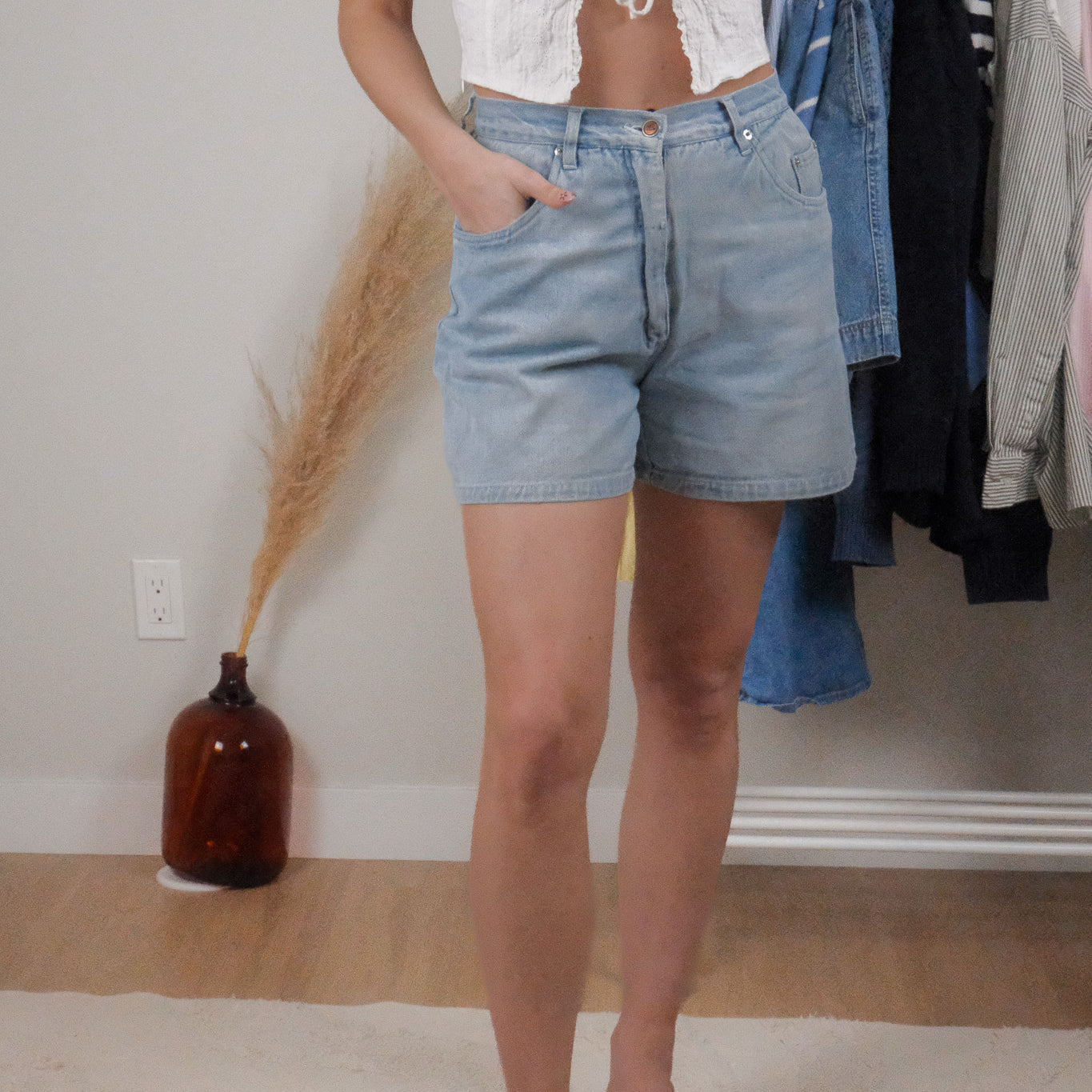 Vintage x Denim Shorts (4/6)