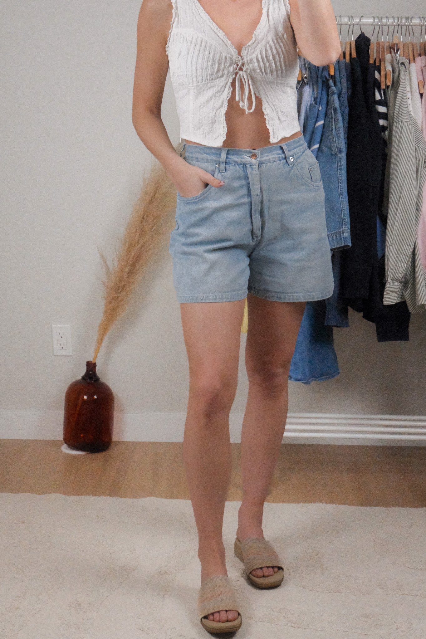 Vintage x Denim Shorts (4/6)