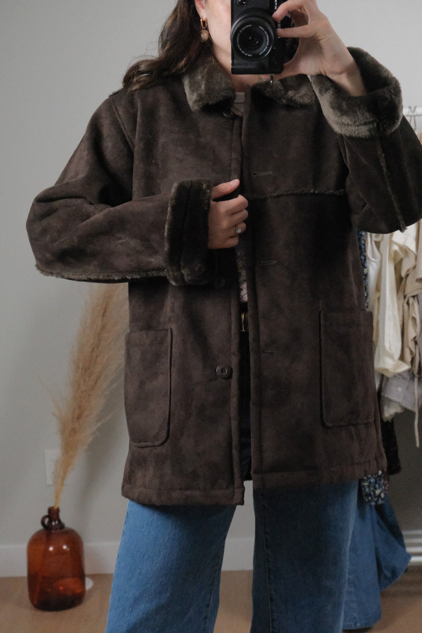 Vintage x Faux Fur Jacket (L)