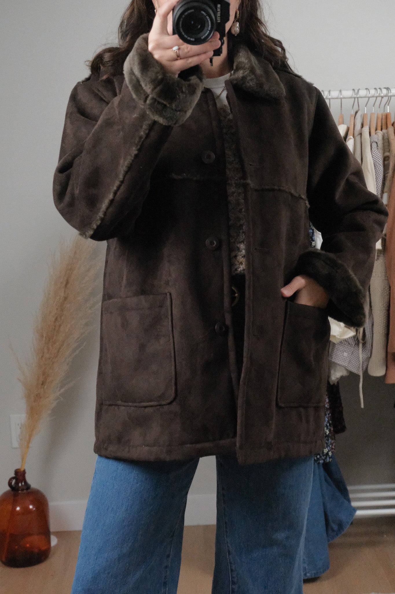 Vintage x Faux Fur Jacket (L)