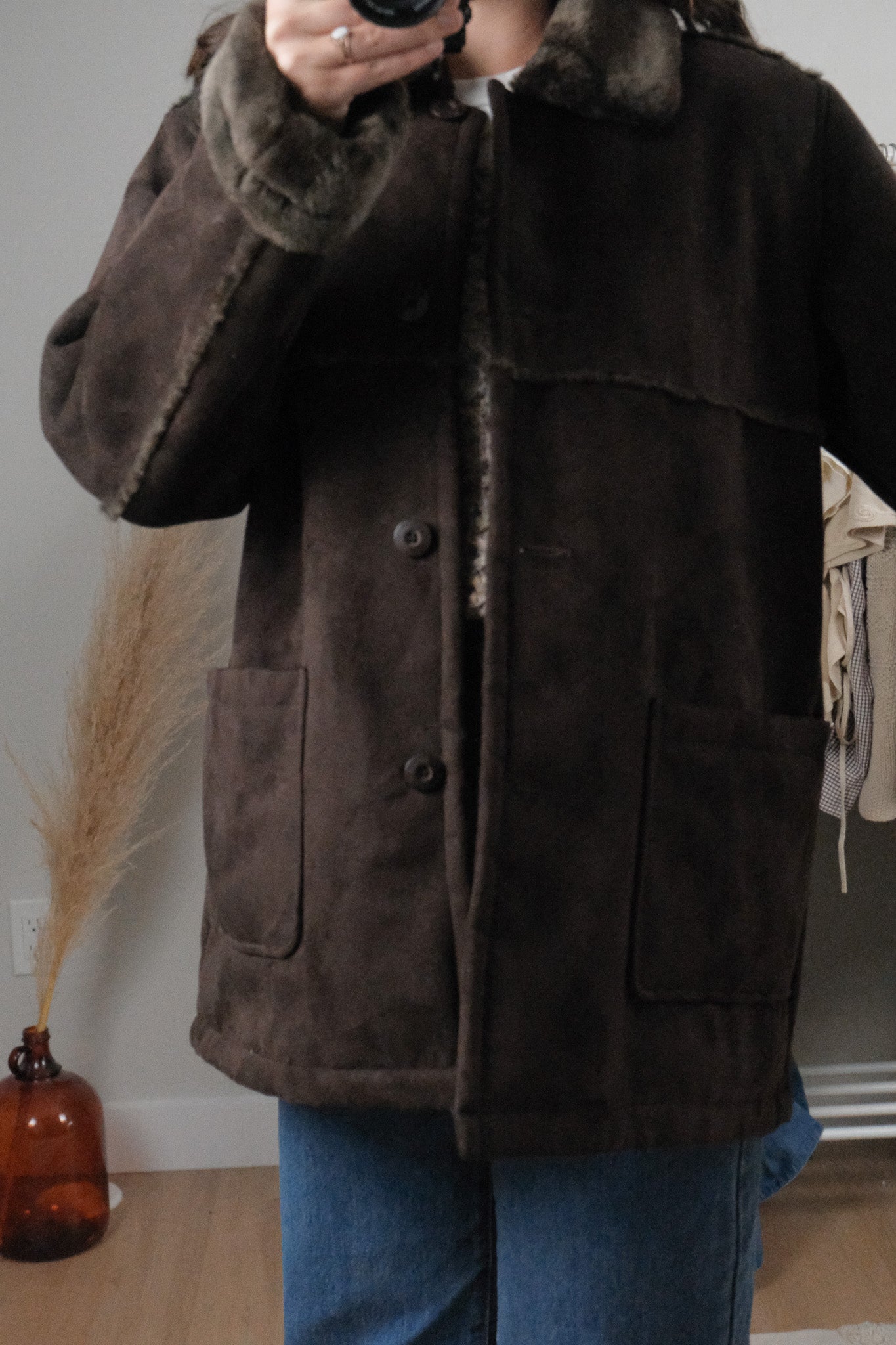 Vintage x Faux Fur Jacket (L)