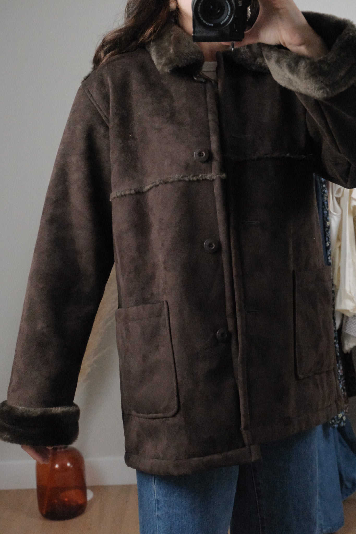 Vintage x Faux Fur Jacket (L)