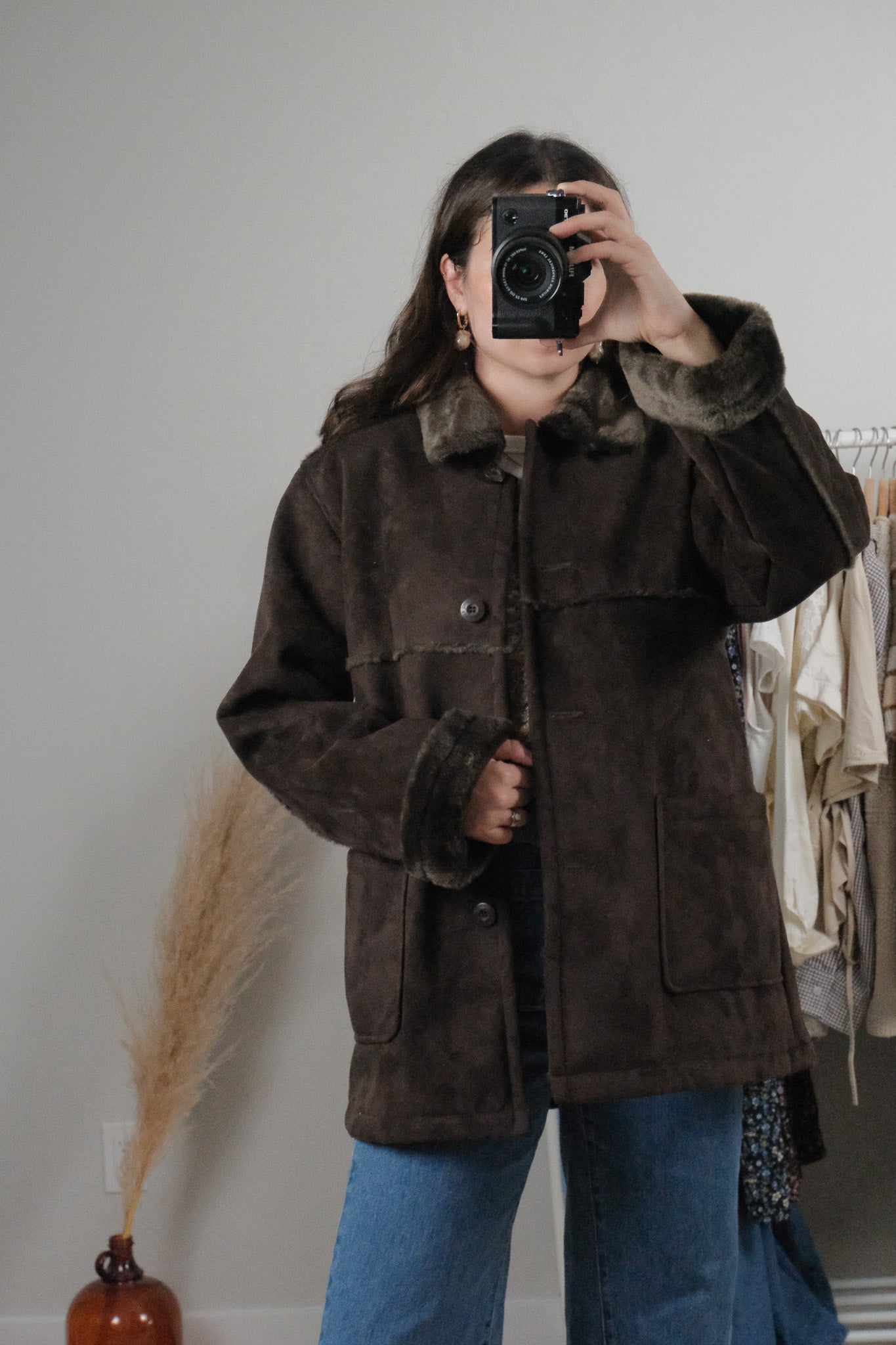 Vintage x Faux Fur Jacket (L)