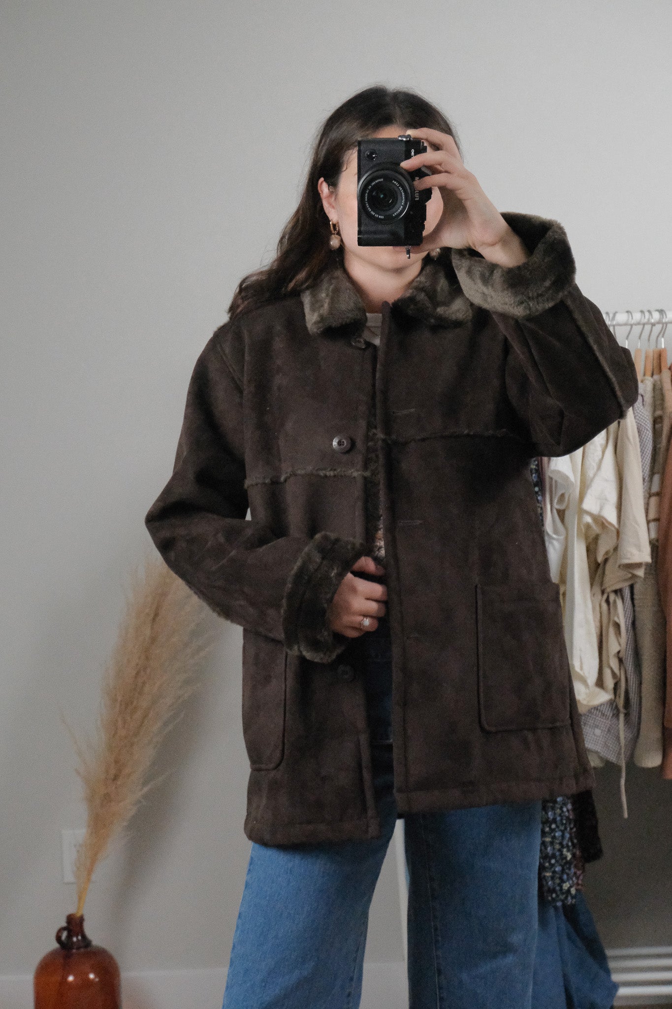 Vintage x Faux Fur Jacket (L)