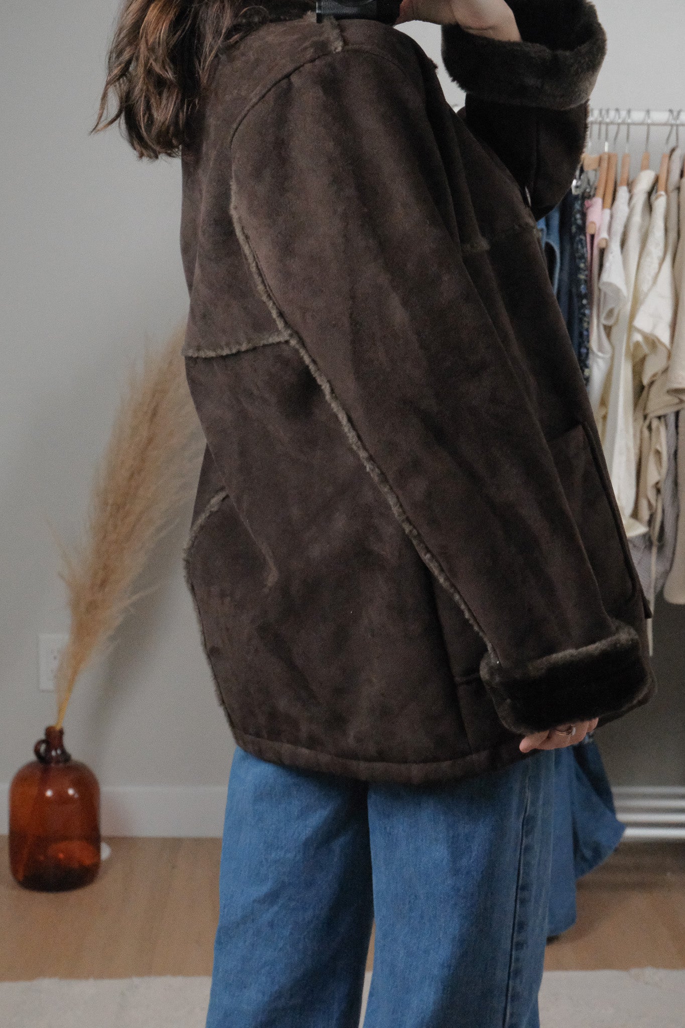Vintage x Faux Fur Jacket (L)