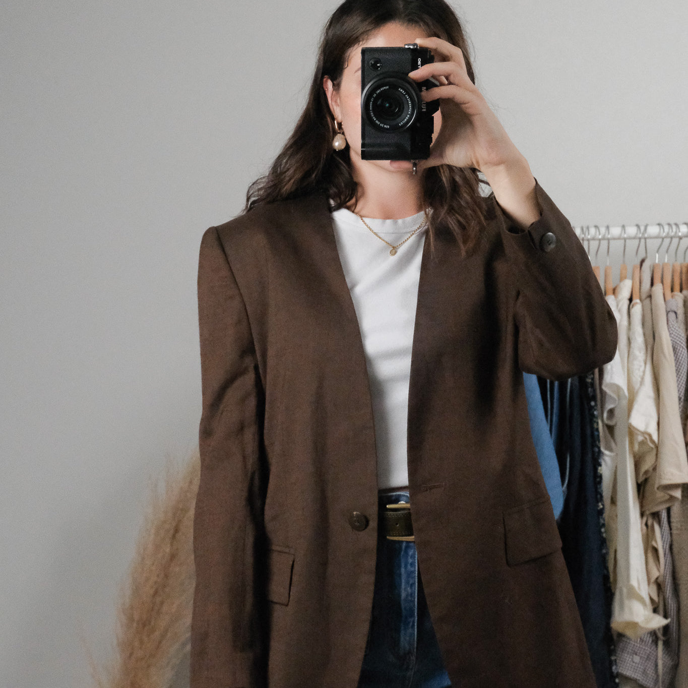 Made in Canada x Vintage x Linen Blend Blazer (6)