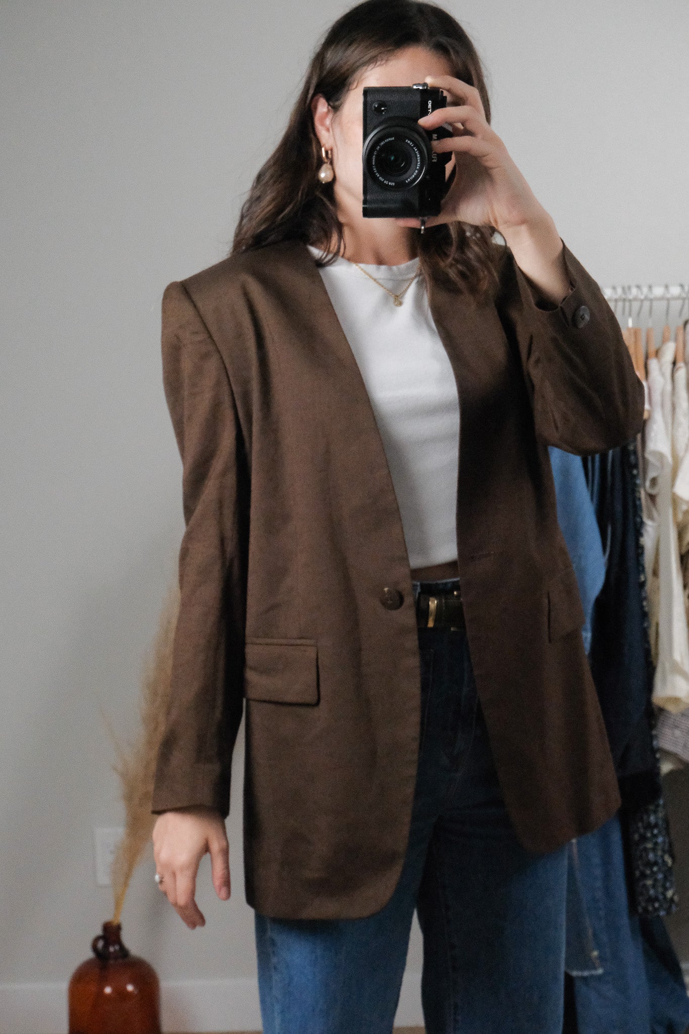 Made in Canada x Vintage x Linen Blend Blazer (6)
