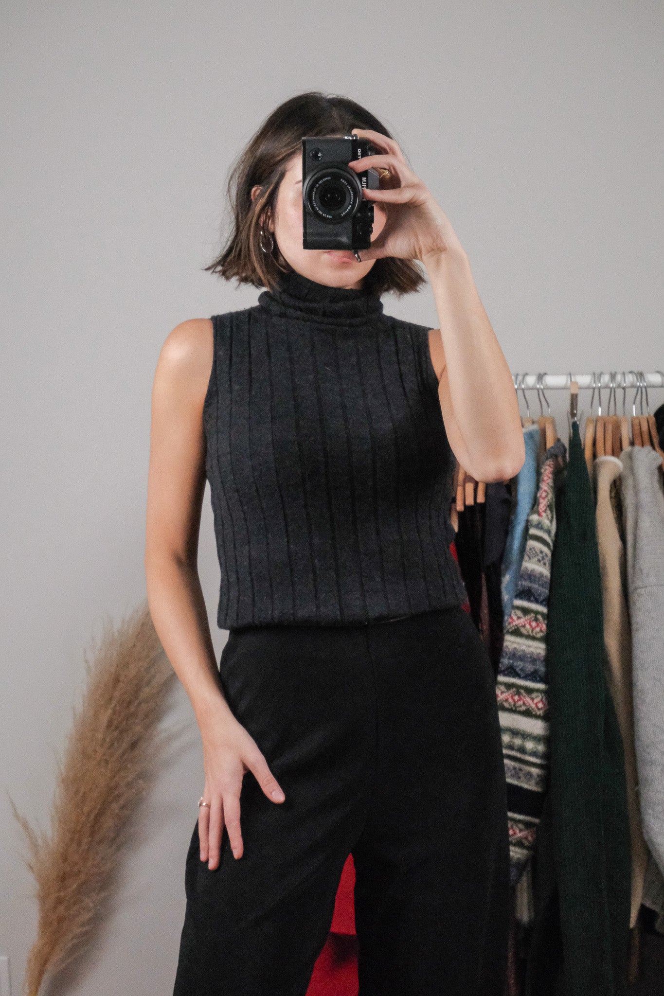 Made in France x Claudie Pierlot x Wool Blend Mockneck Tank (S)