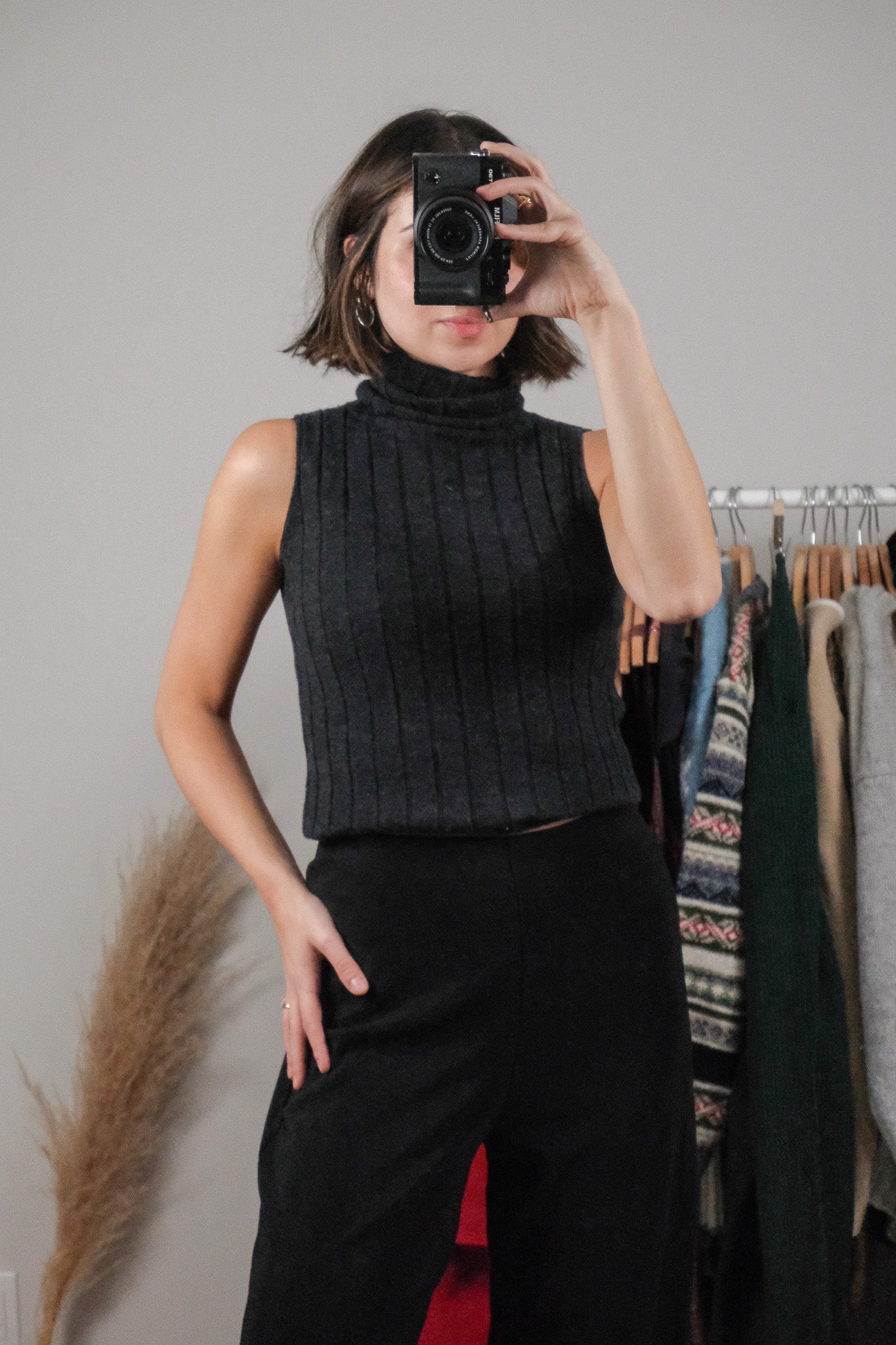 Made in France x Claudie Pierlot x Wool Blend Mockneck Tank (S)
