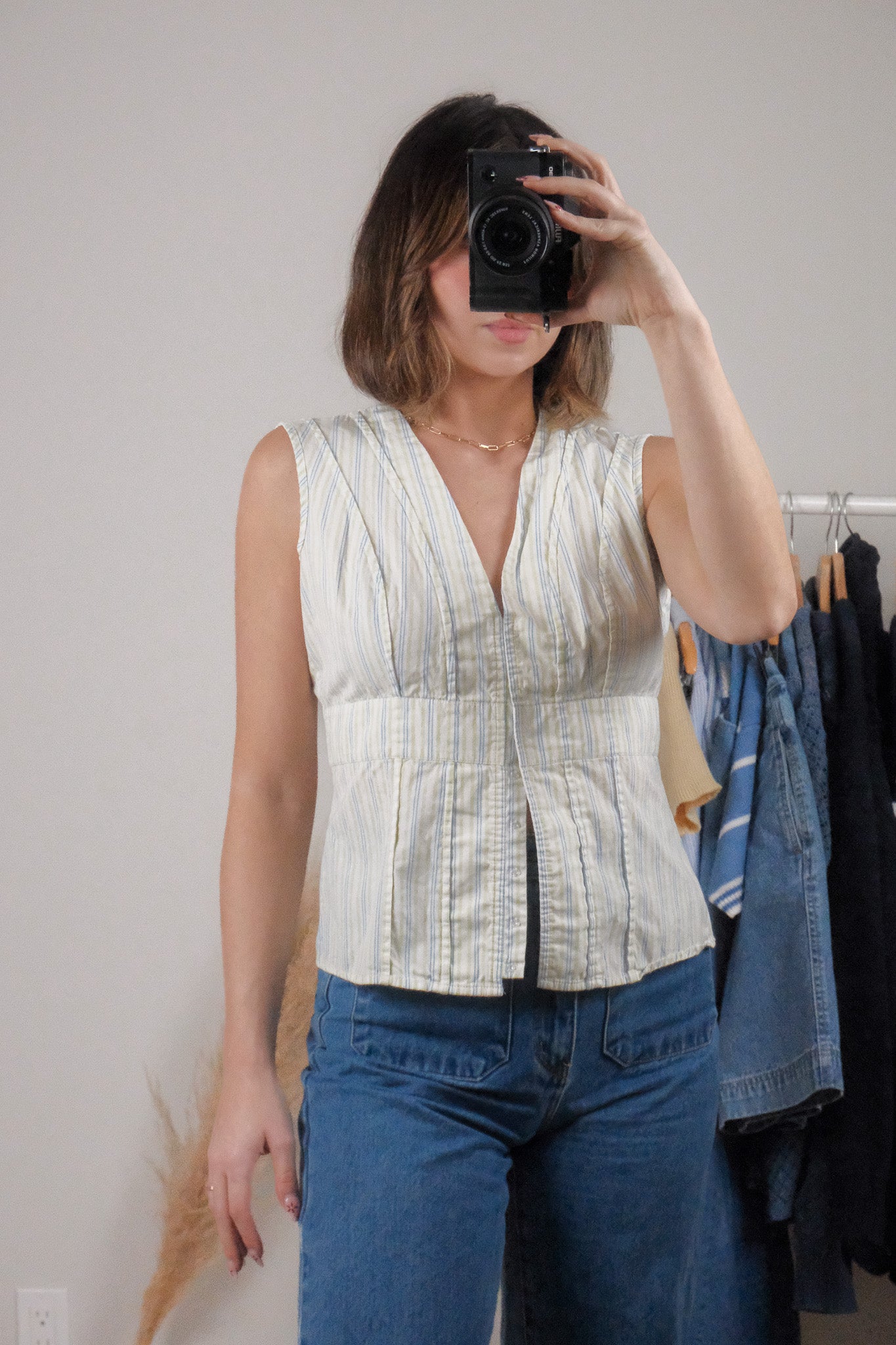 Vintage x Fitted Striped Top (6)