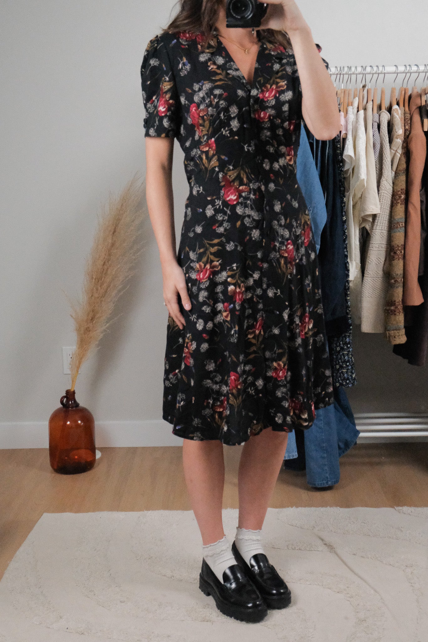 Made in Canada x Vintage x Floral Maxi Dress (8)