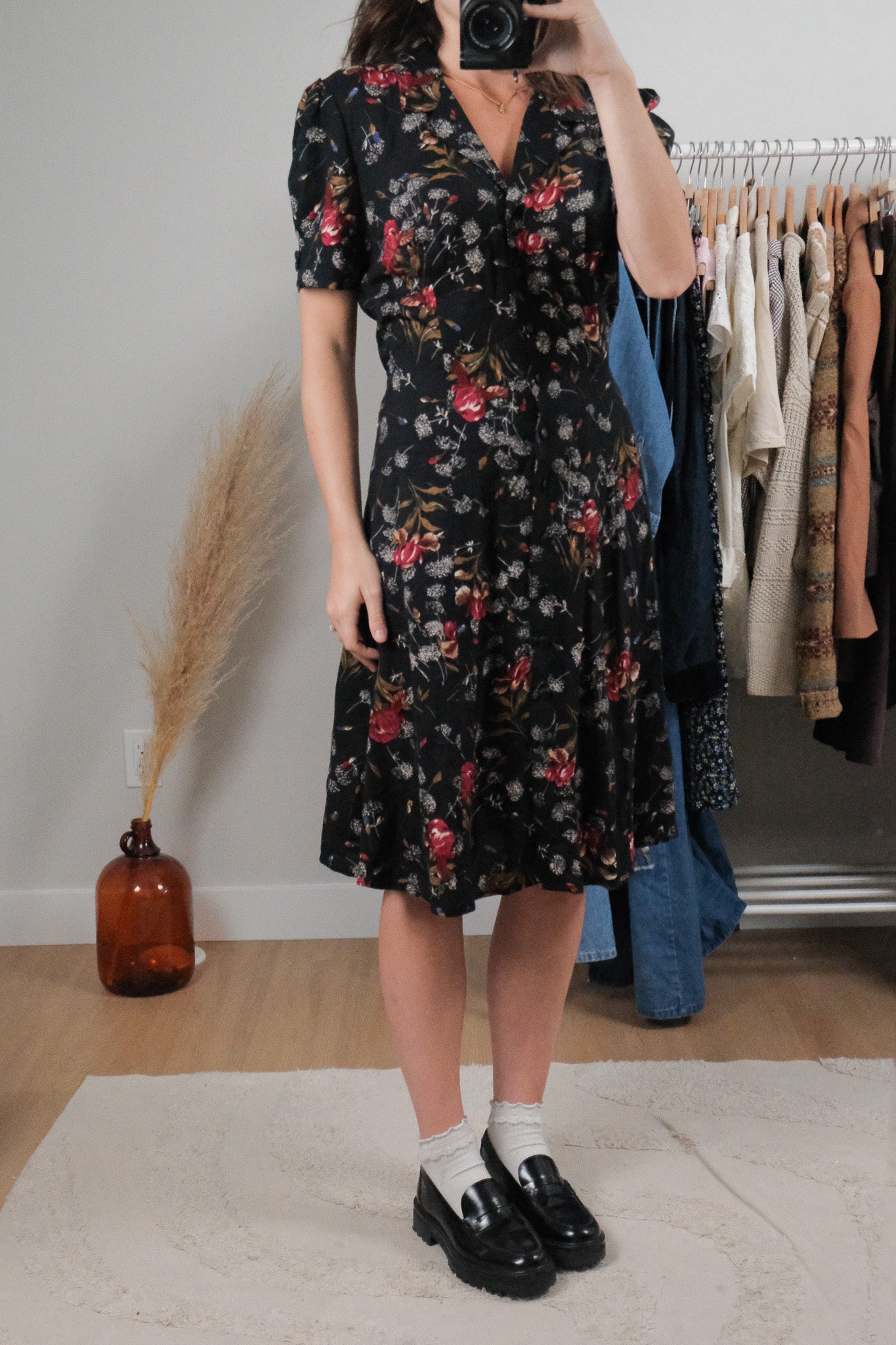 Made in Canada x Vintage x Floral Maxi Dress (8)