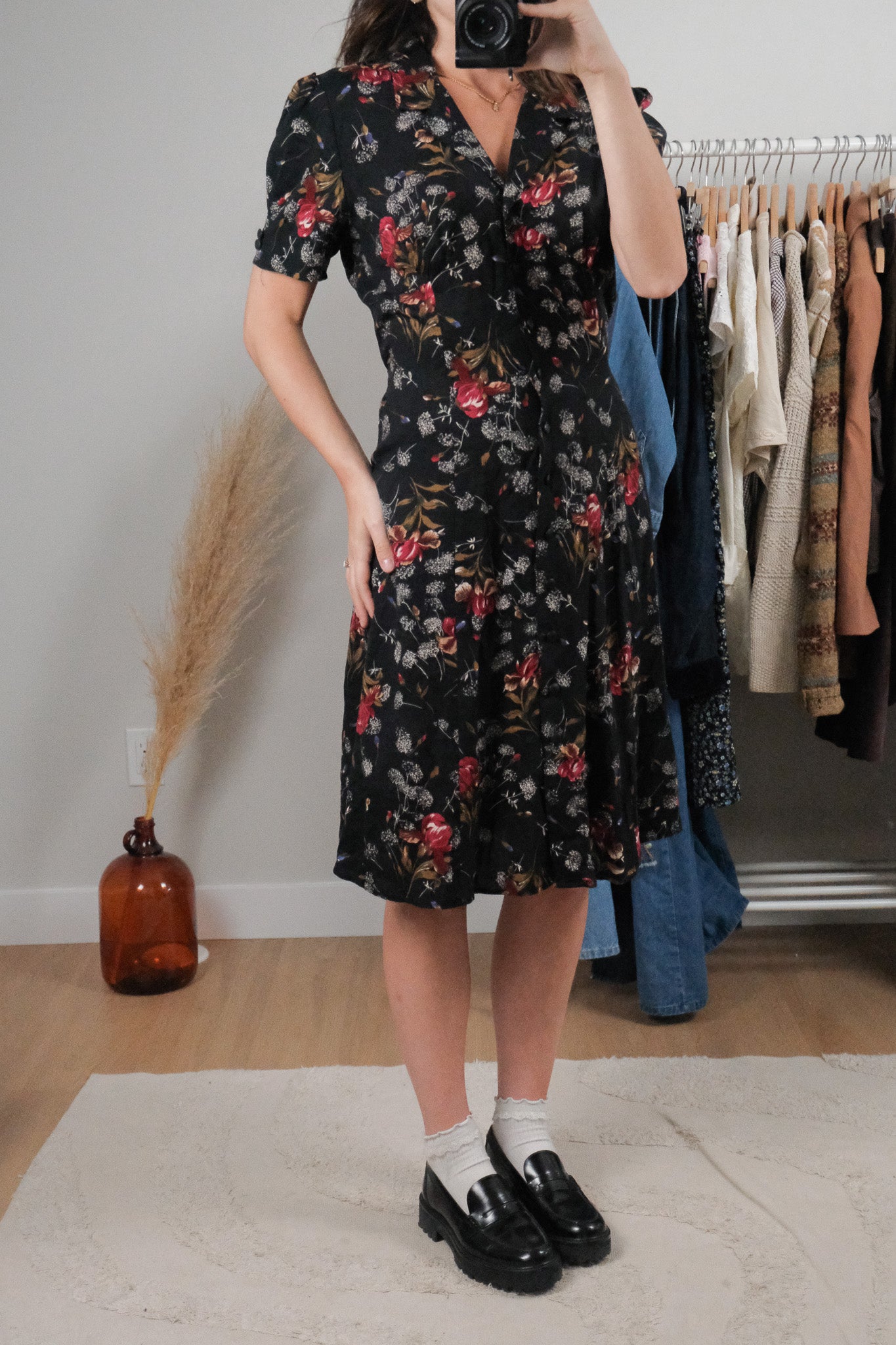 Made in Canada x Vintage x Floral Maxi Dress (8)