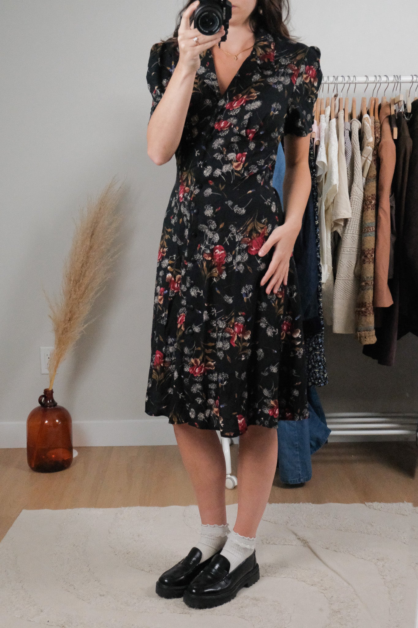 Made in Canada x Vintage x Floral Maxi Dress (8)