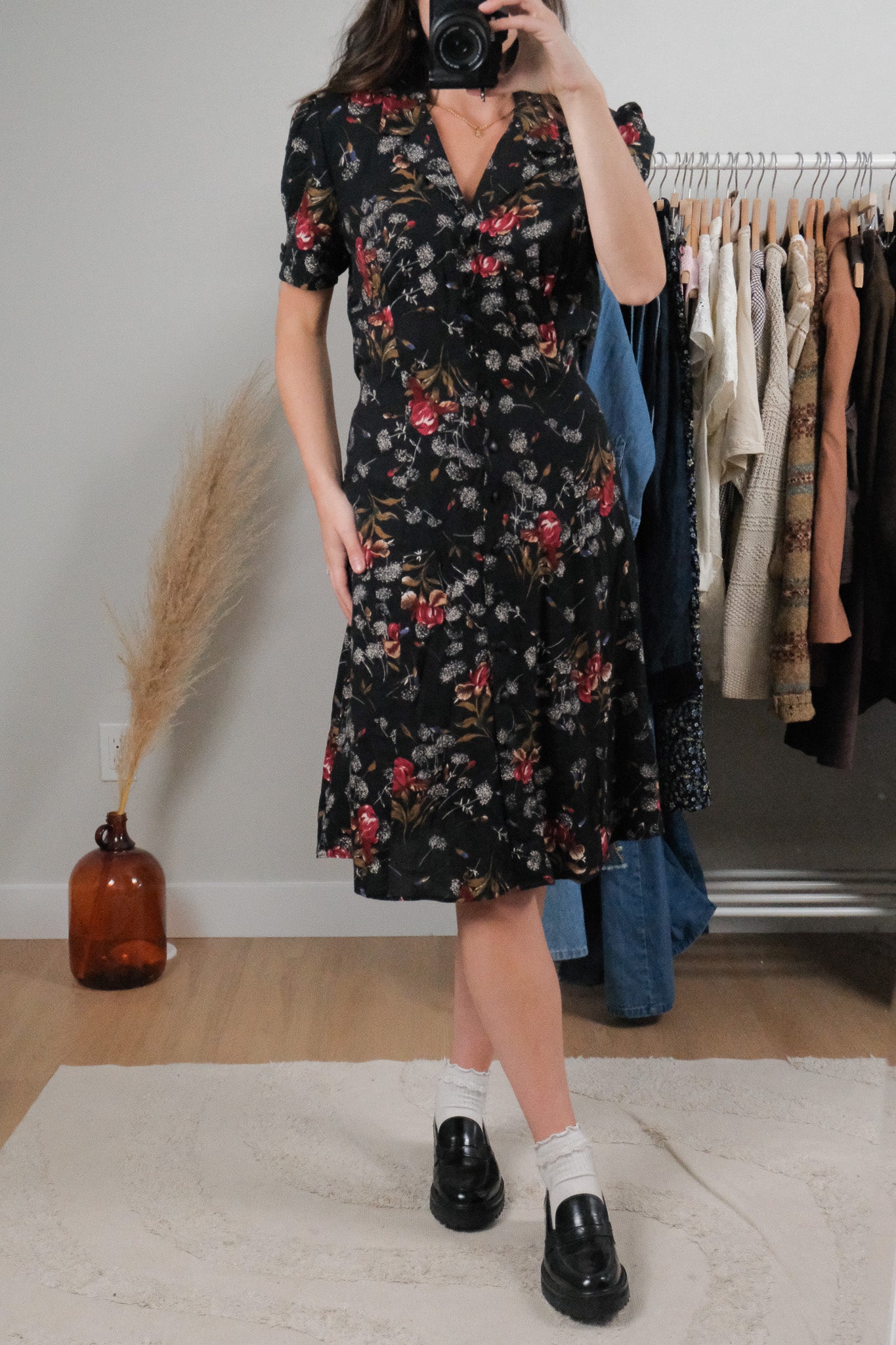 Made in Canada x Vintage x Floral Maxi Dress (8)